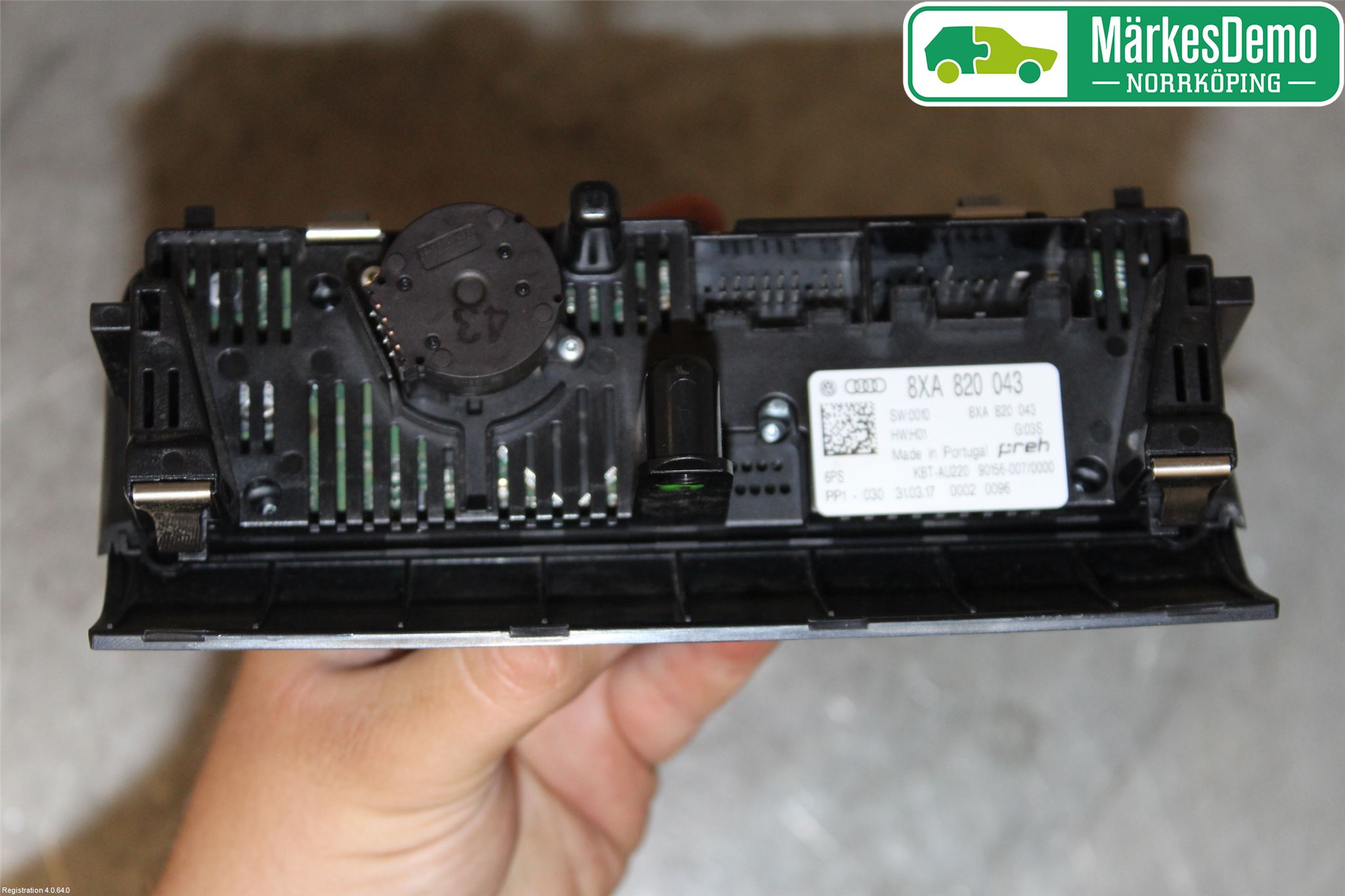 Audi A1/S1 11-18 Varmeapparat Panel(Regulering)