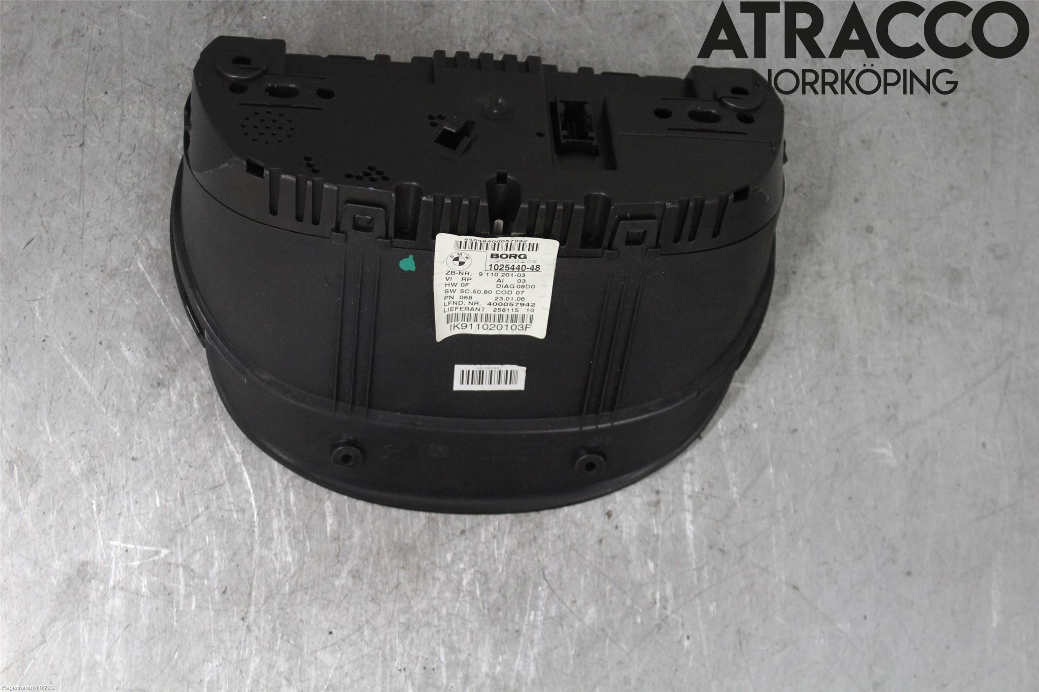 BMW 3 E90/91 SED/TOU 05-12 Instr Kombinert