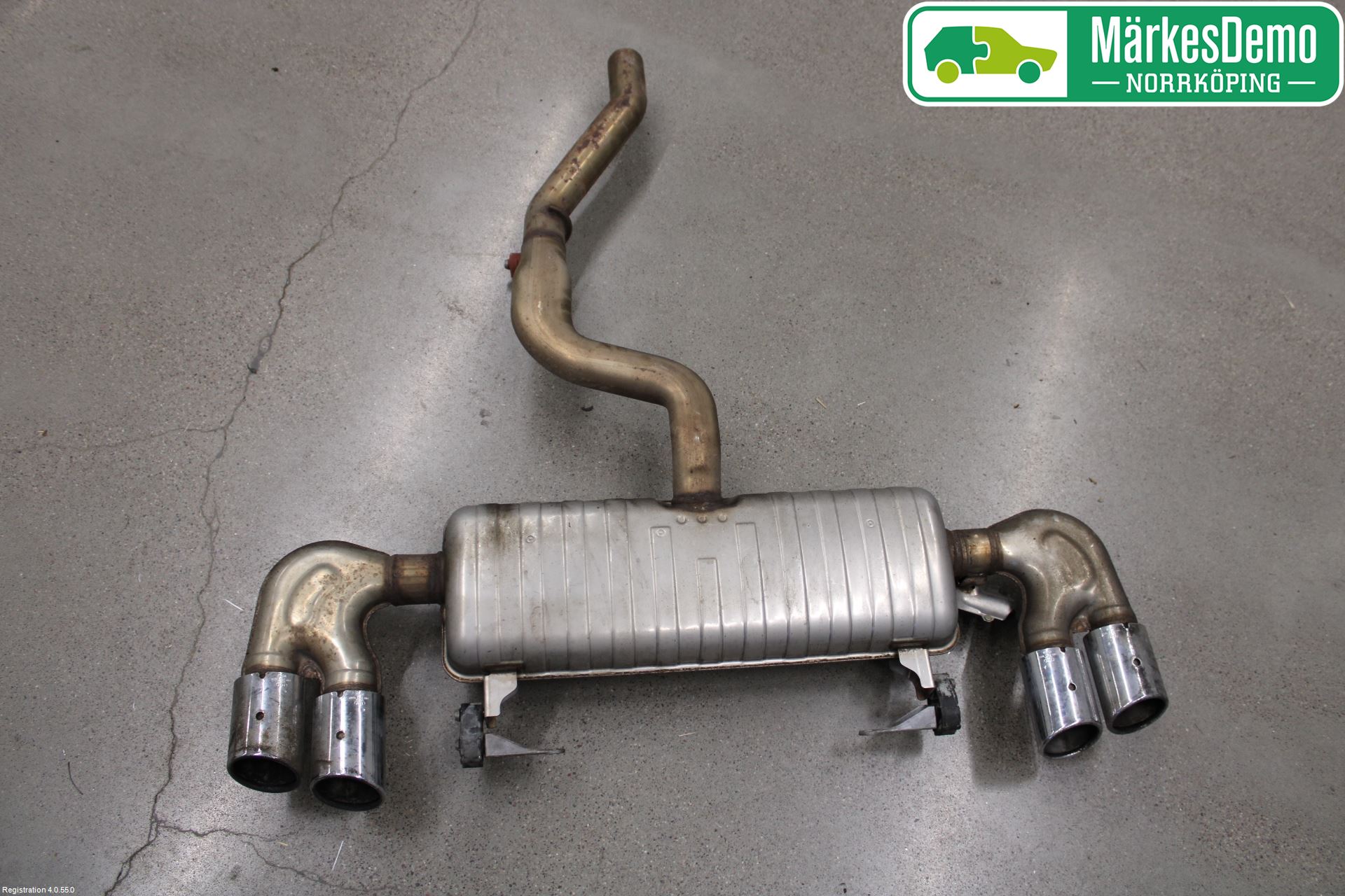 Audi A1/S1 11-18 Eksos Bakre Potte