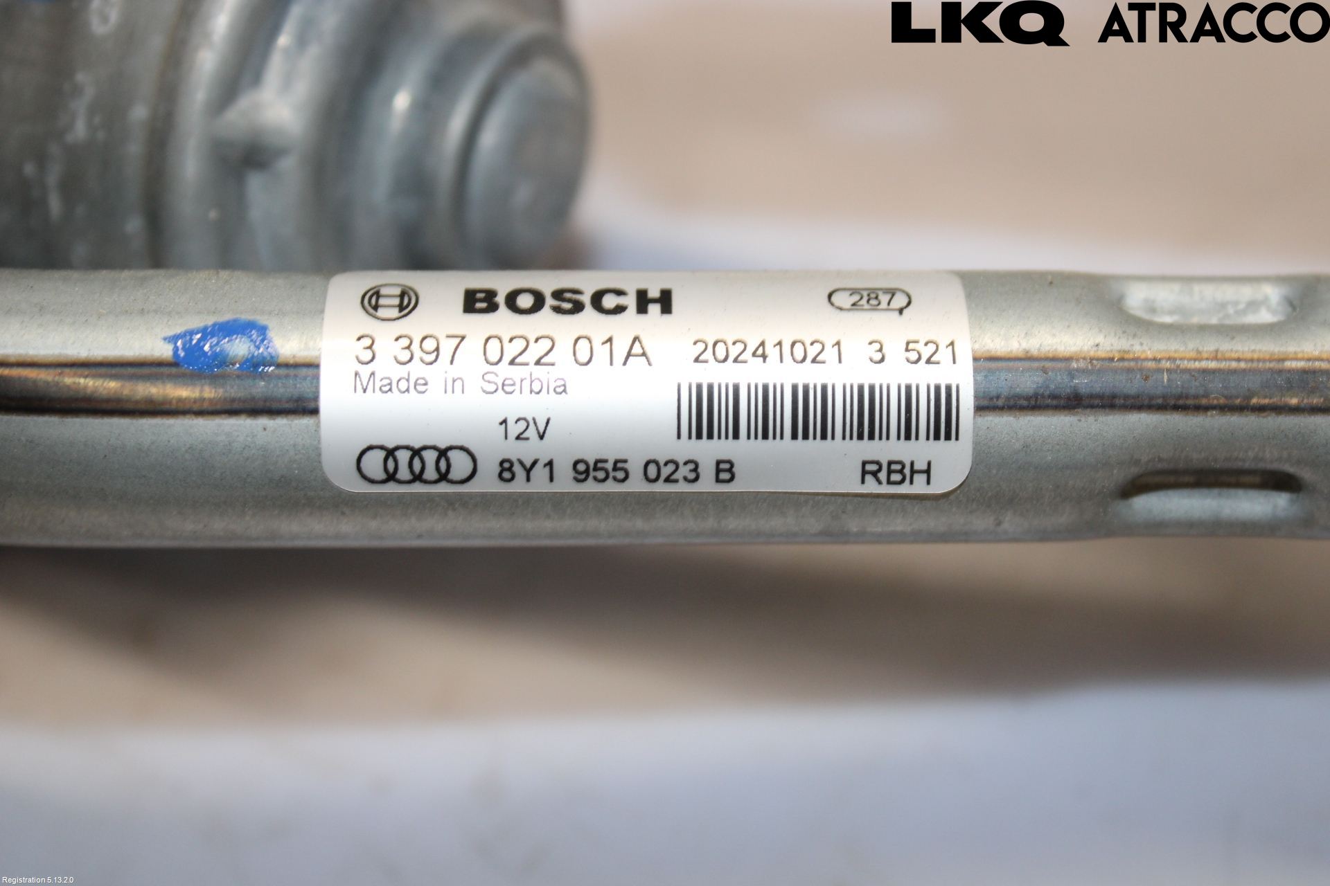 Audi A3/S3 8Y 21- Viskeroverføring Frontrute