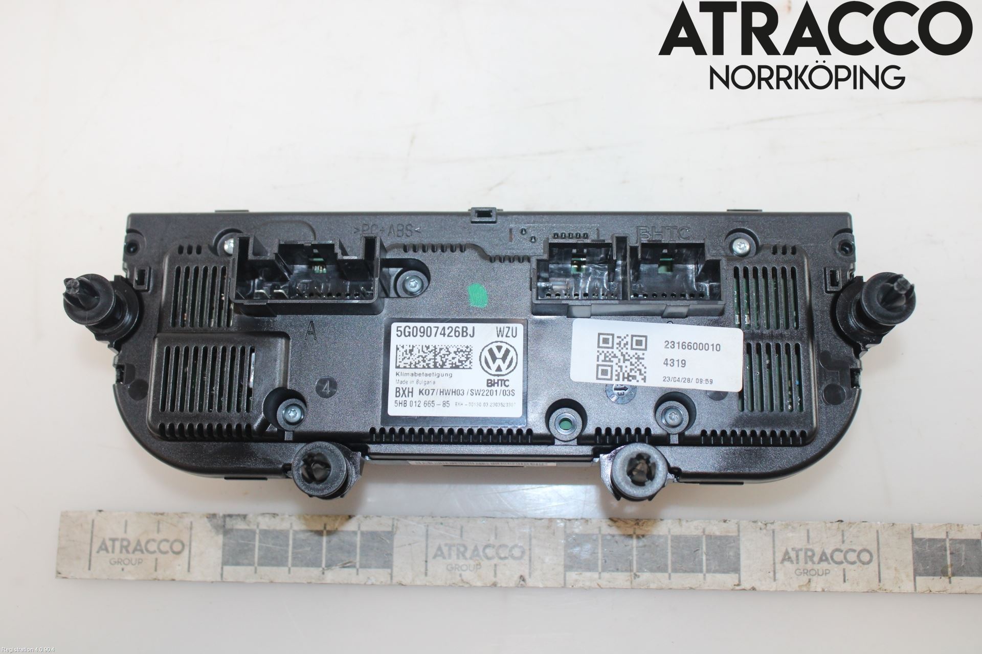 Volkswagen VW T-ROC 18- Varmeapparat Panel(Regulering)
