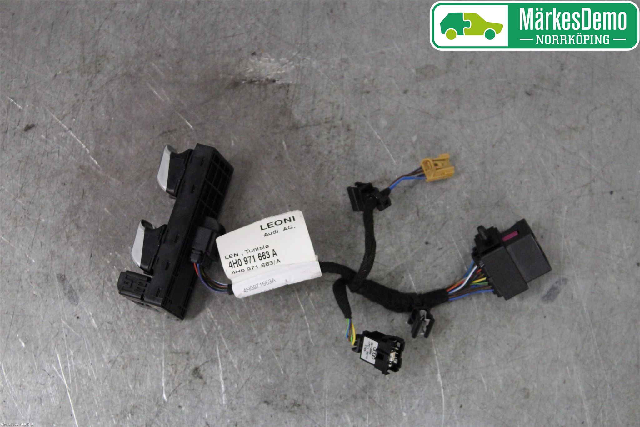 Audi A8/S8 4H 10-17 Bryter Vindusheis