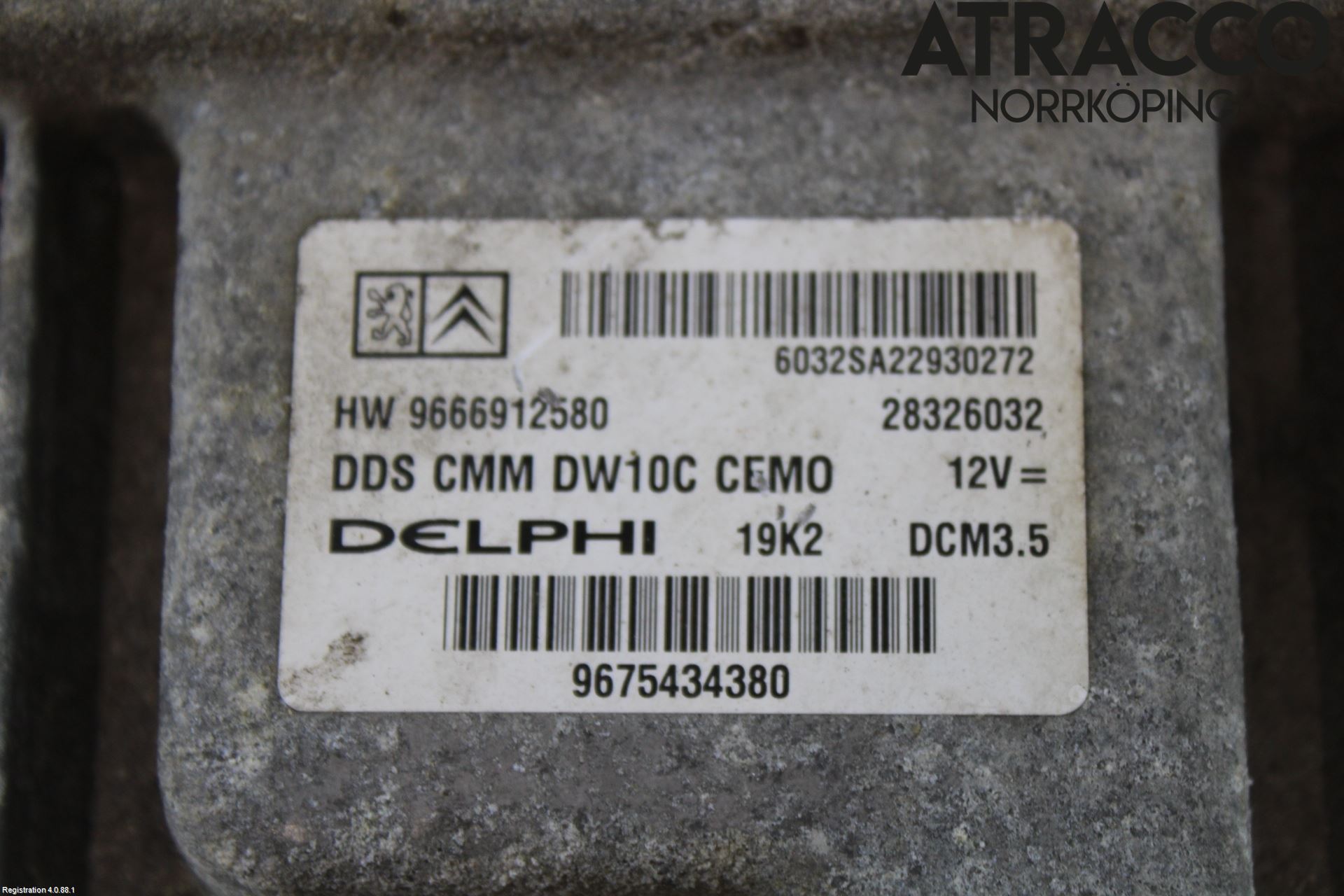 Peugeot EXPERT 07-14 Styreenhet Dieselpumpe