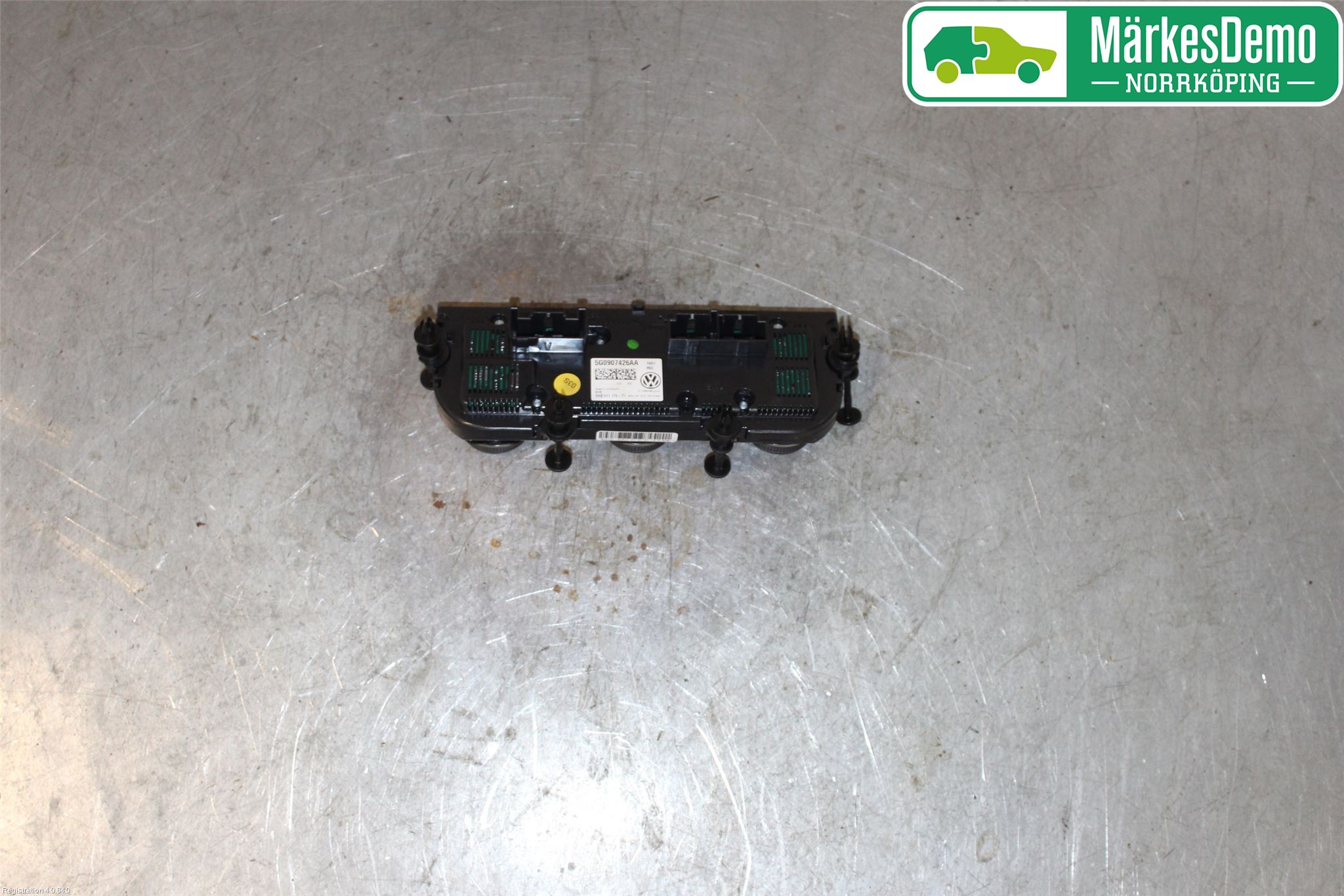 Volkswagen VW GOLF / E-GOLF VII 13-20 Varmeapparat Panel(Regulering)