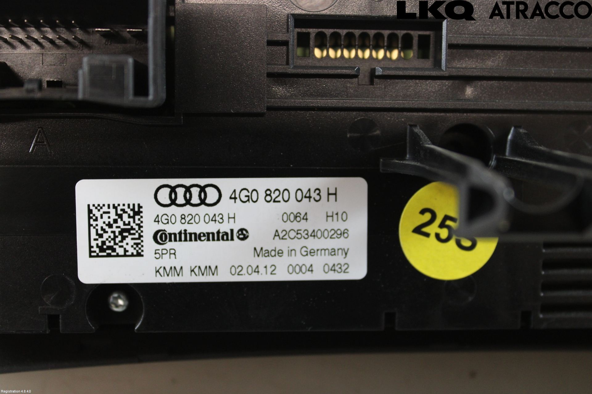 Audi A6/S6 4G 11-18 Varmeapparat Panel(Regulering)