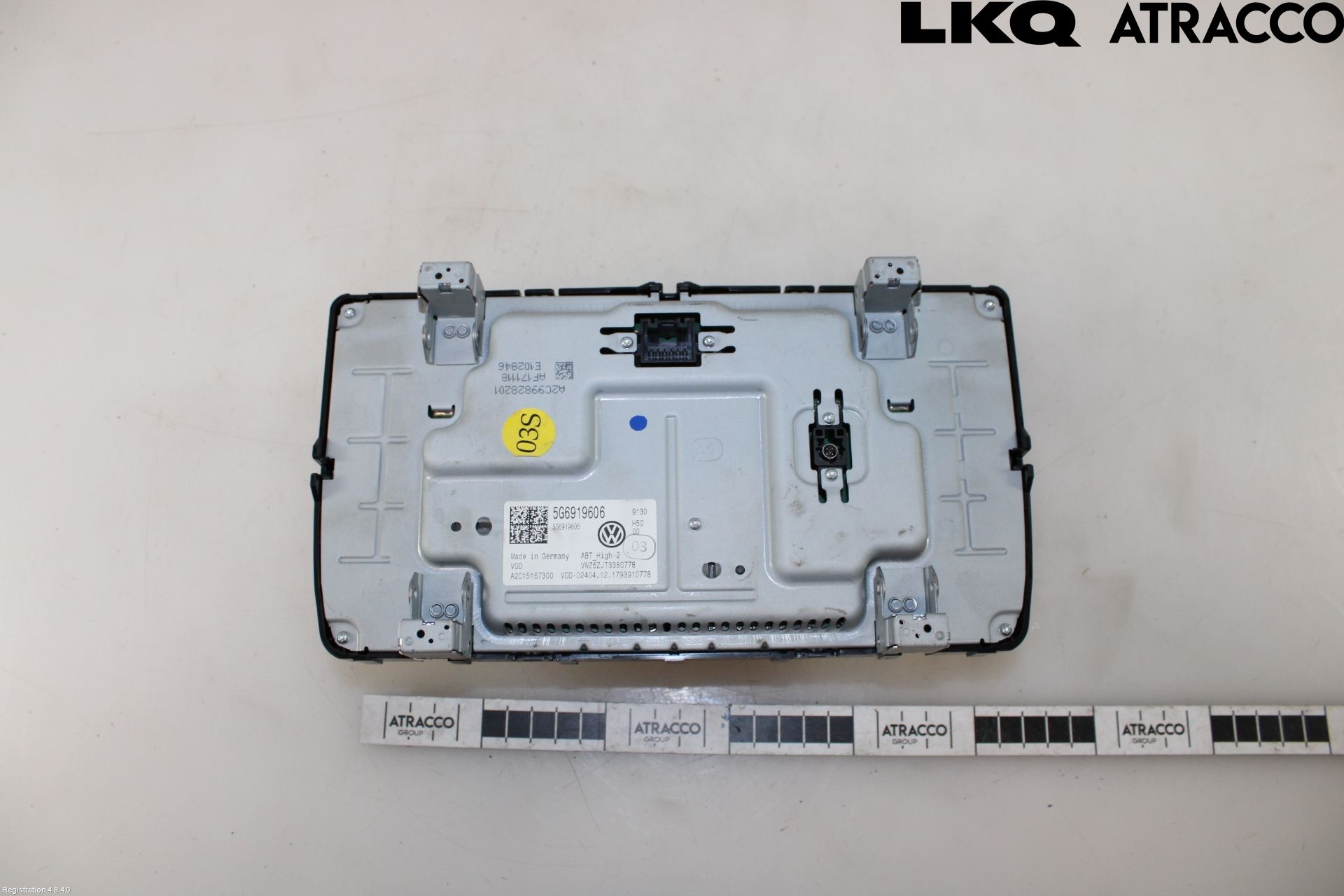 Volkswagen VW PASSAT 15-19 Multifunktionsdisplay