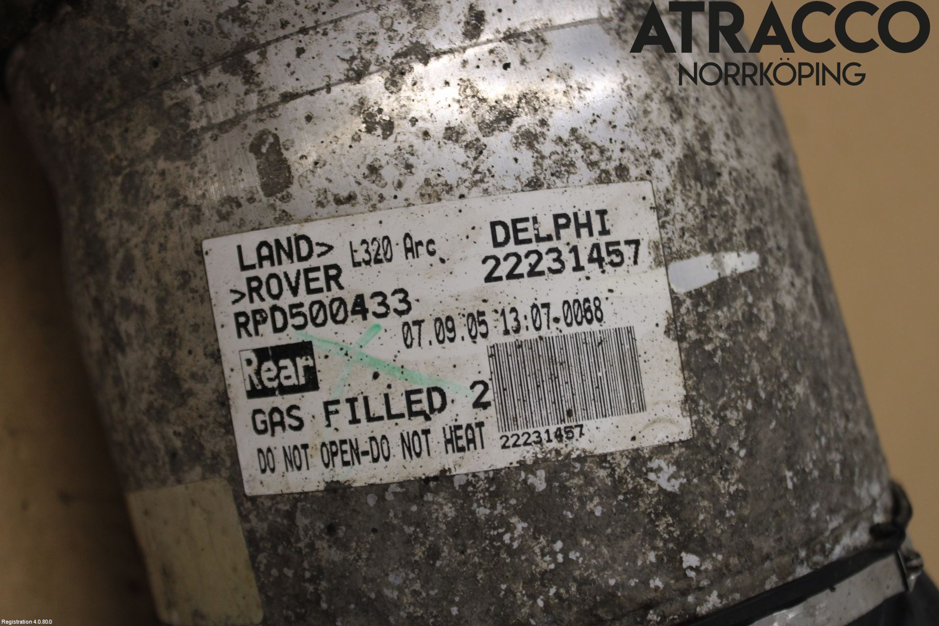 Landrover RANGE ROVER SPORT (L320) 05-09 Fjærbein Bak
