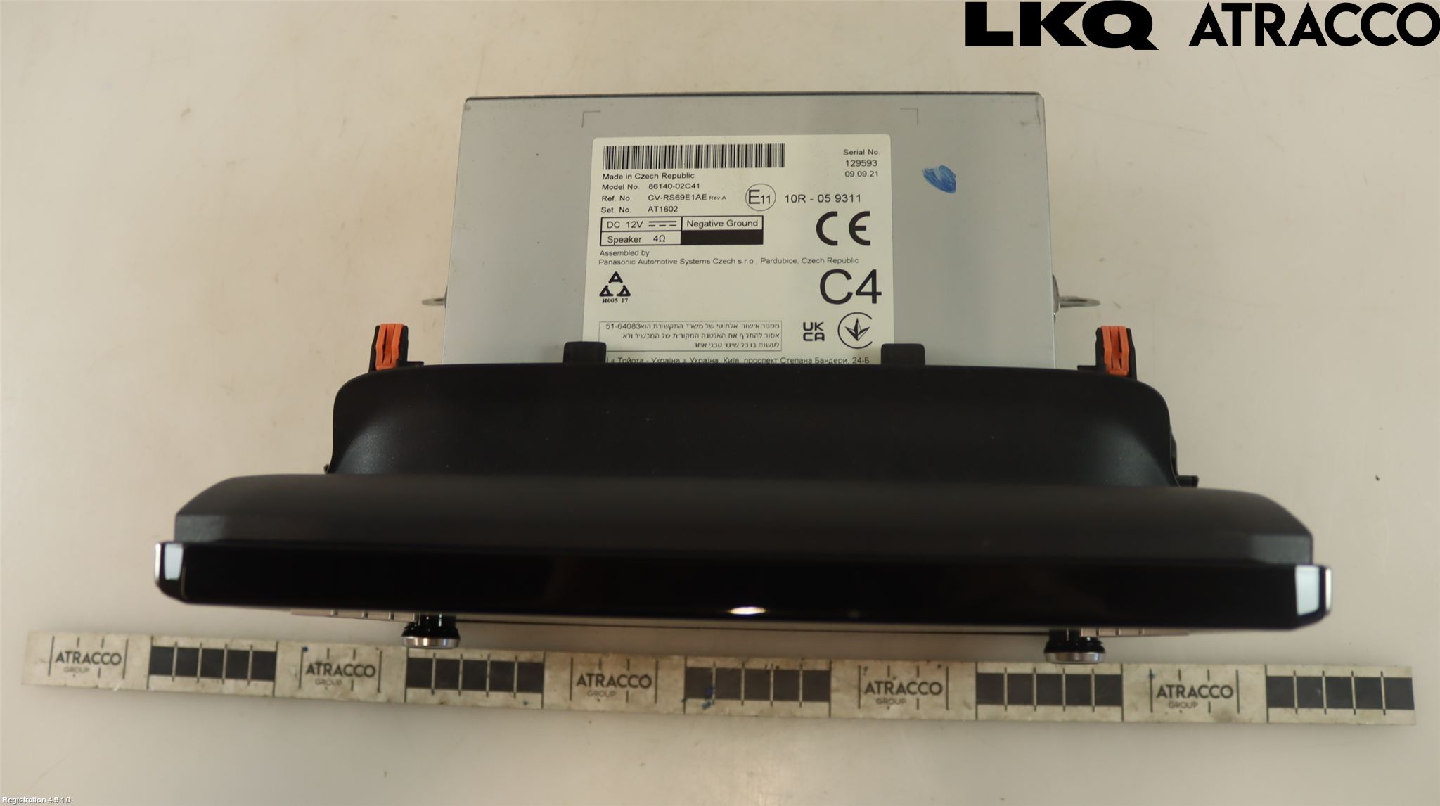 Toyota COROLLA 19- Stereo Radio Med Cd
