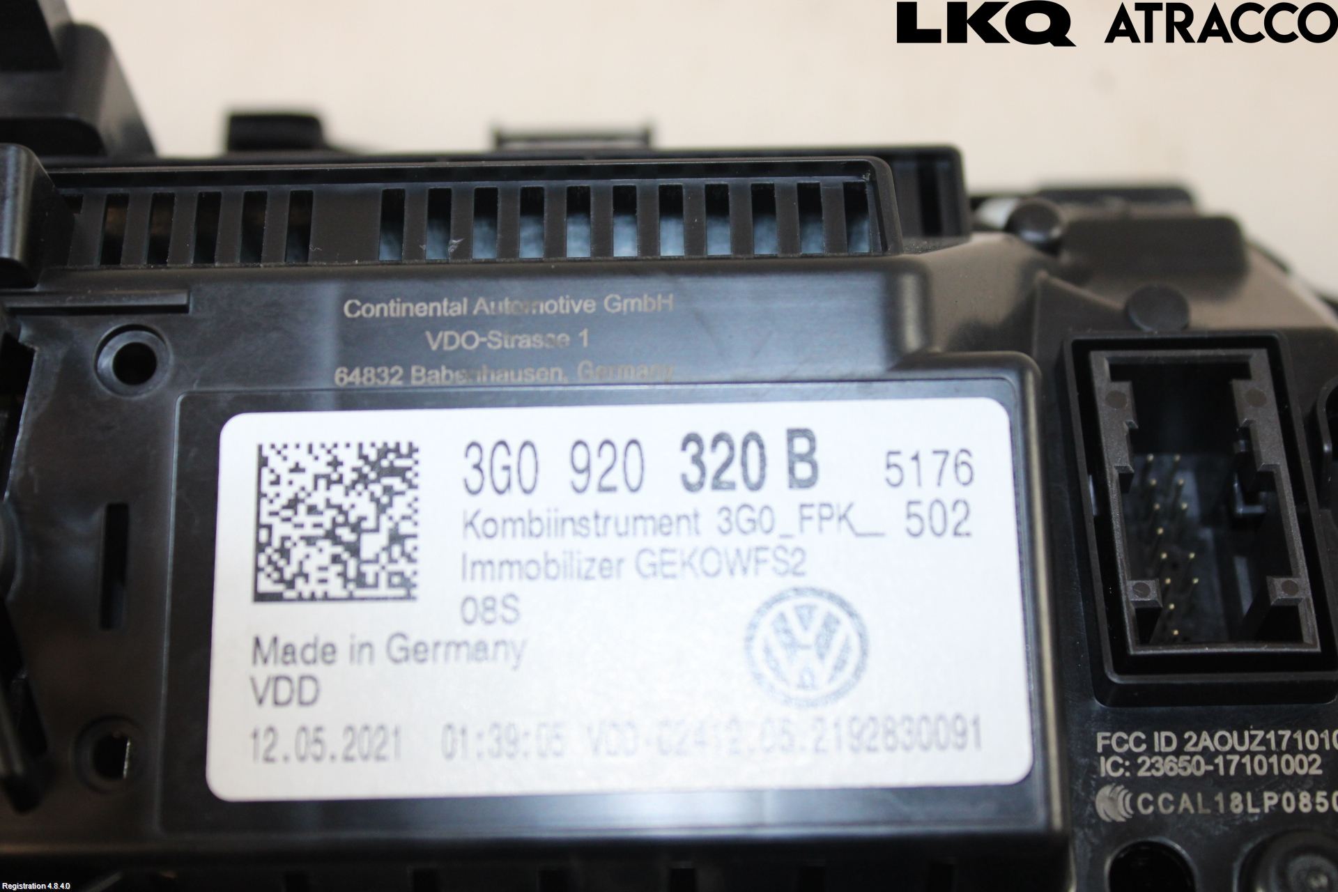 Volkswagen VW PASSAT 20-24 Instr Kombinert