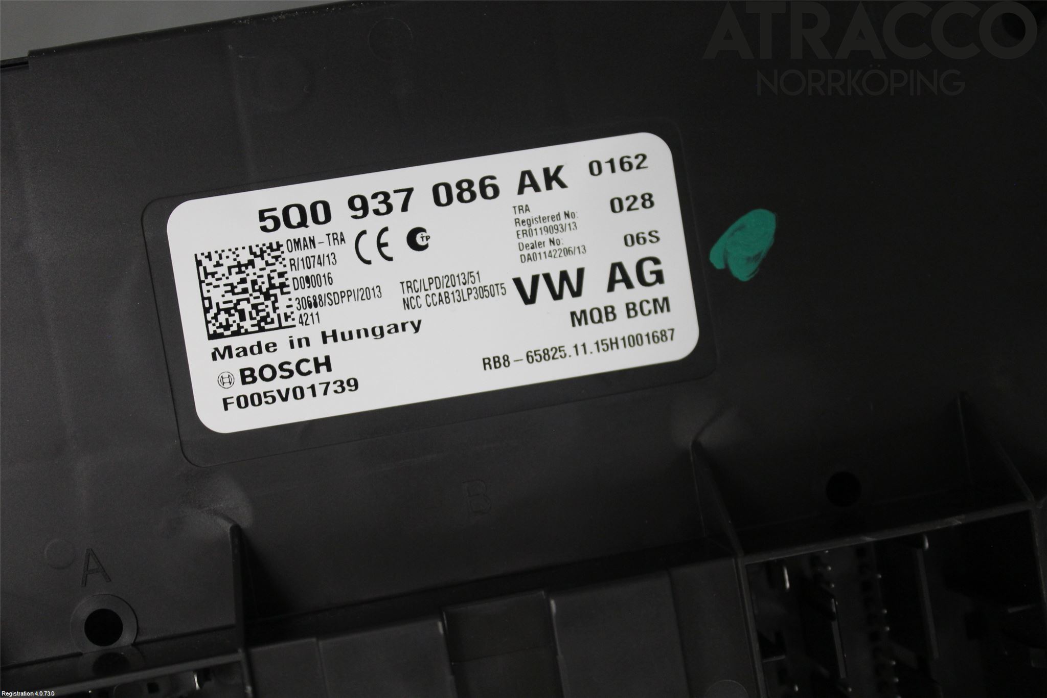 Volkswagen VW GOLF SPORTSVAN 15-20 Styreenhet Klima