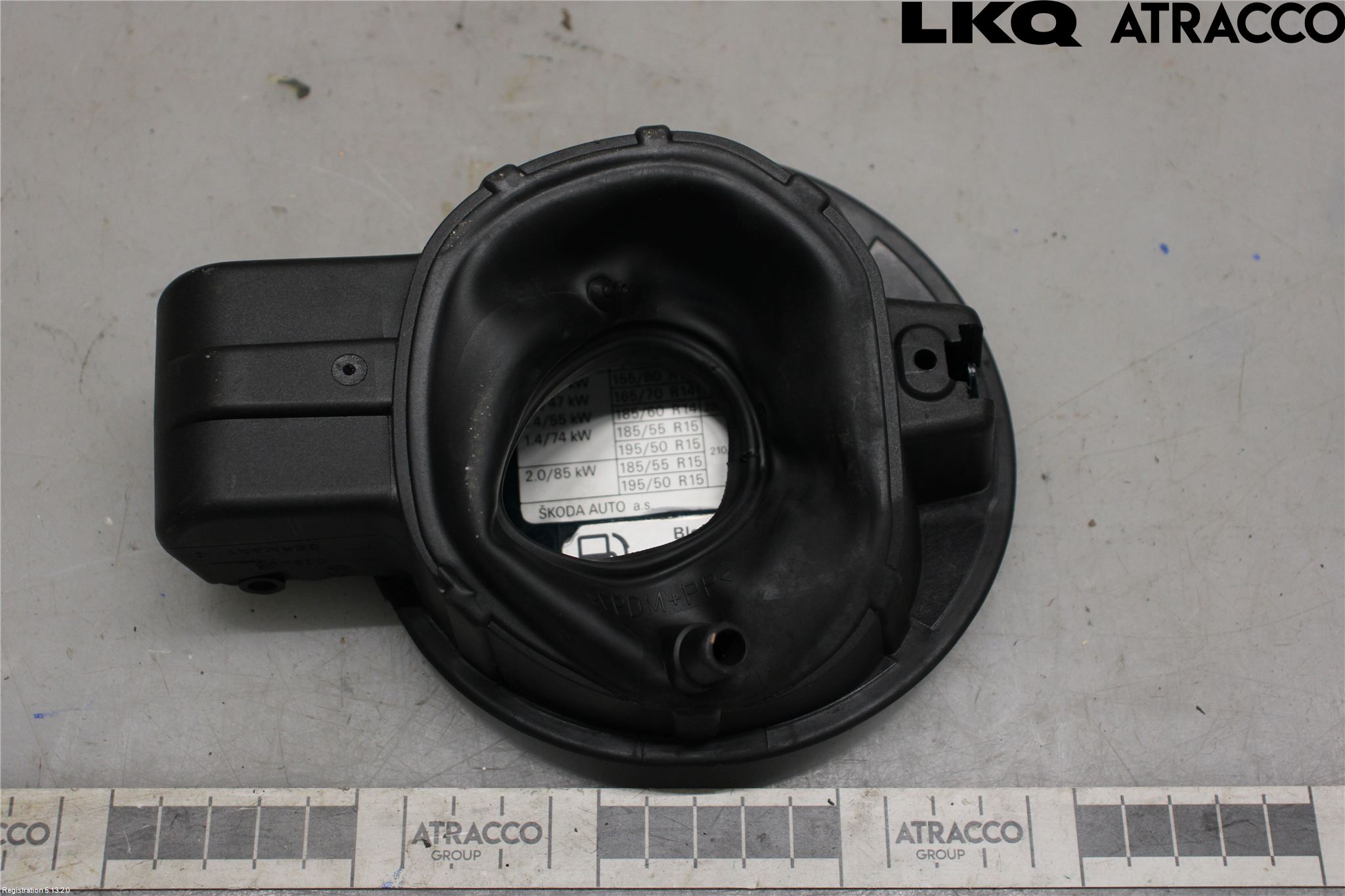 Skoda FABIA 99-07 Drivstoff Tankluke