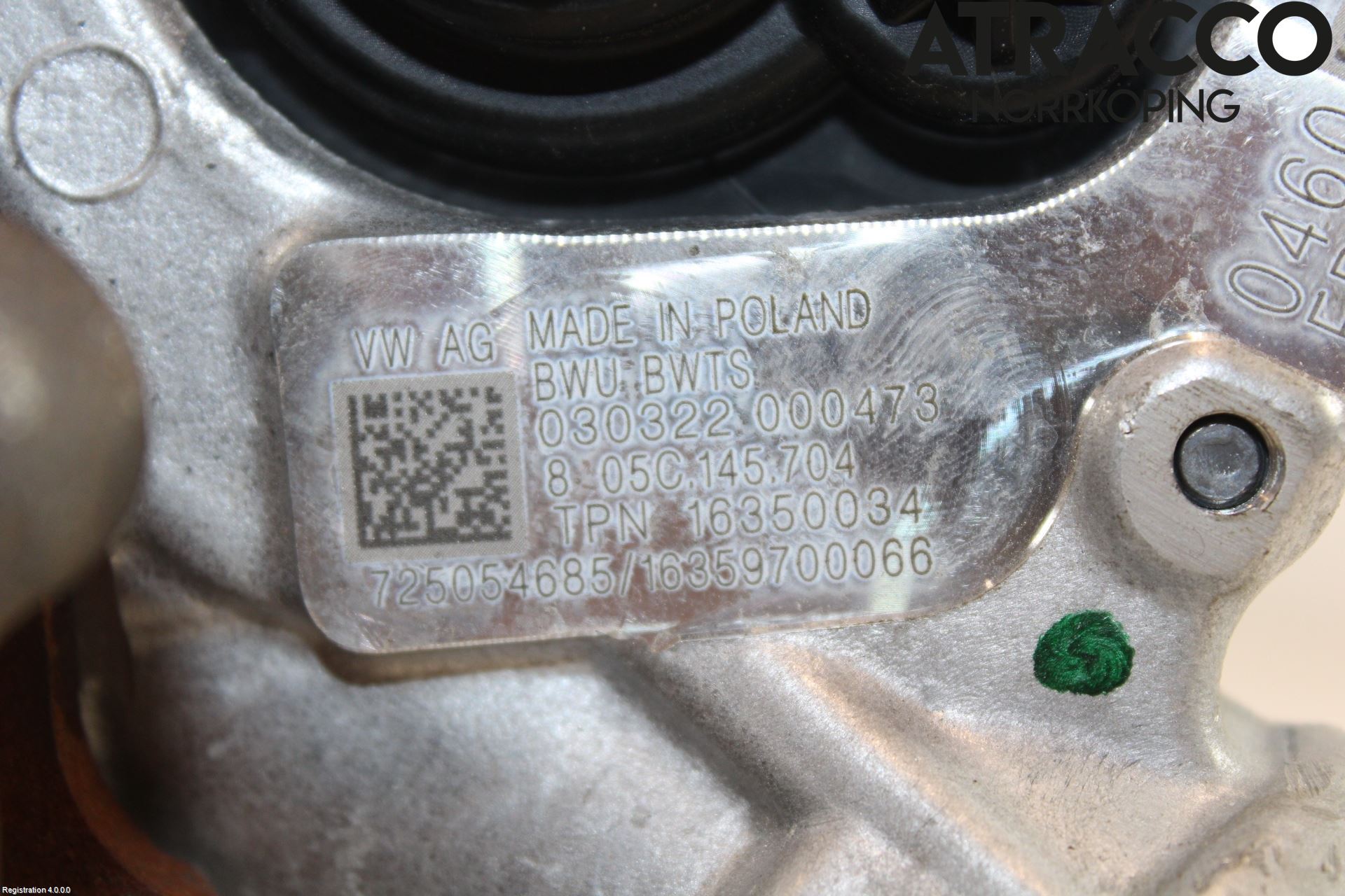 Volkswagen VW GOLF / E-GOLF VIII 20- Turboaggregat