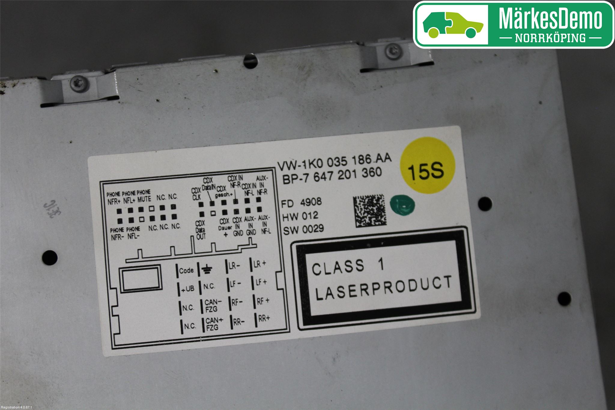 Volkswagen VW PASSAT 05-11 Stereo Radio Med Cd
