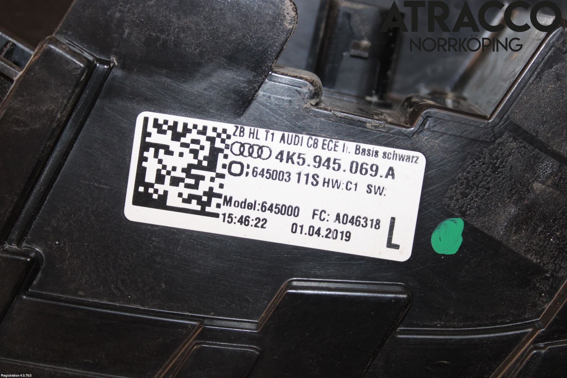 Audi A6 F2/C8 19- Baklykt Venstre