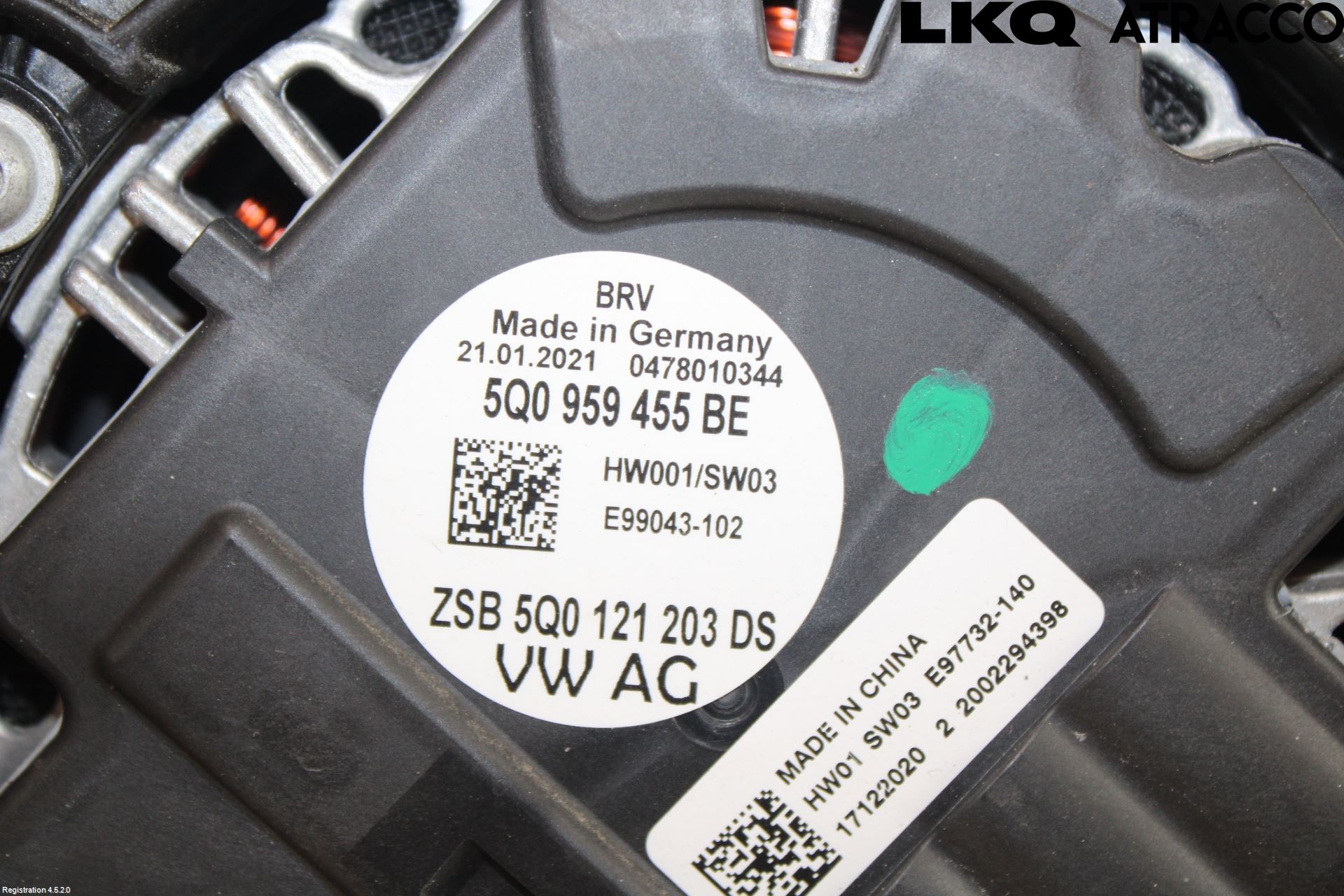 Audi A3/S3 8Y 21- Kjølevifte Elektrisk