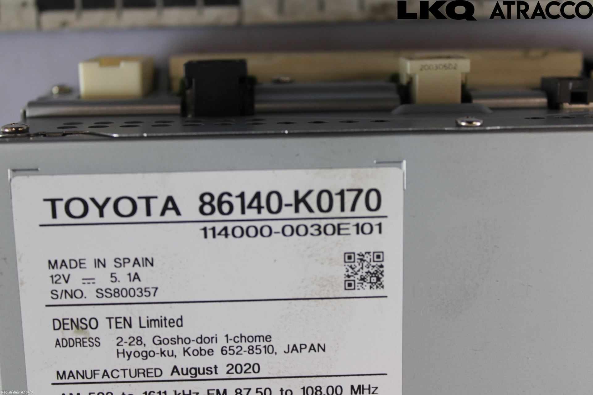 Toyota YARIS XP21 20- Stereo Radio Med Cd