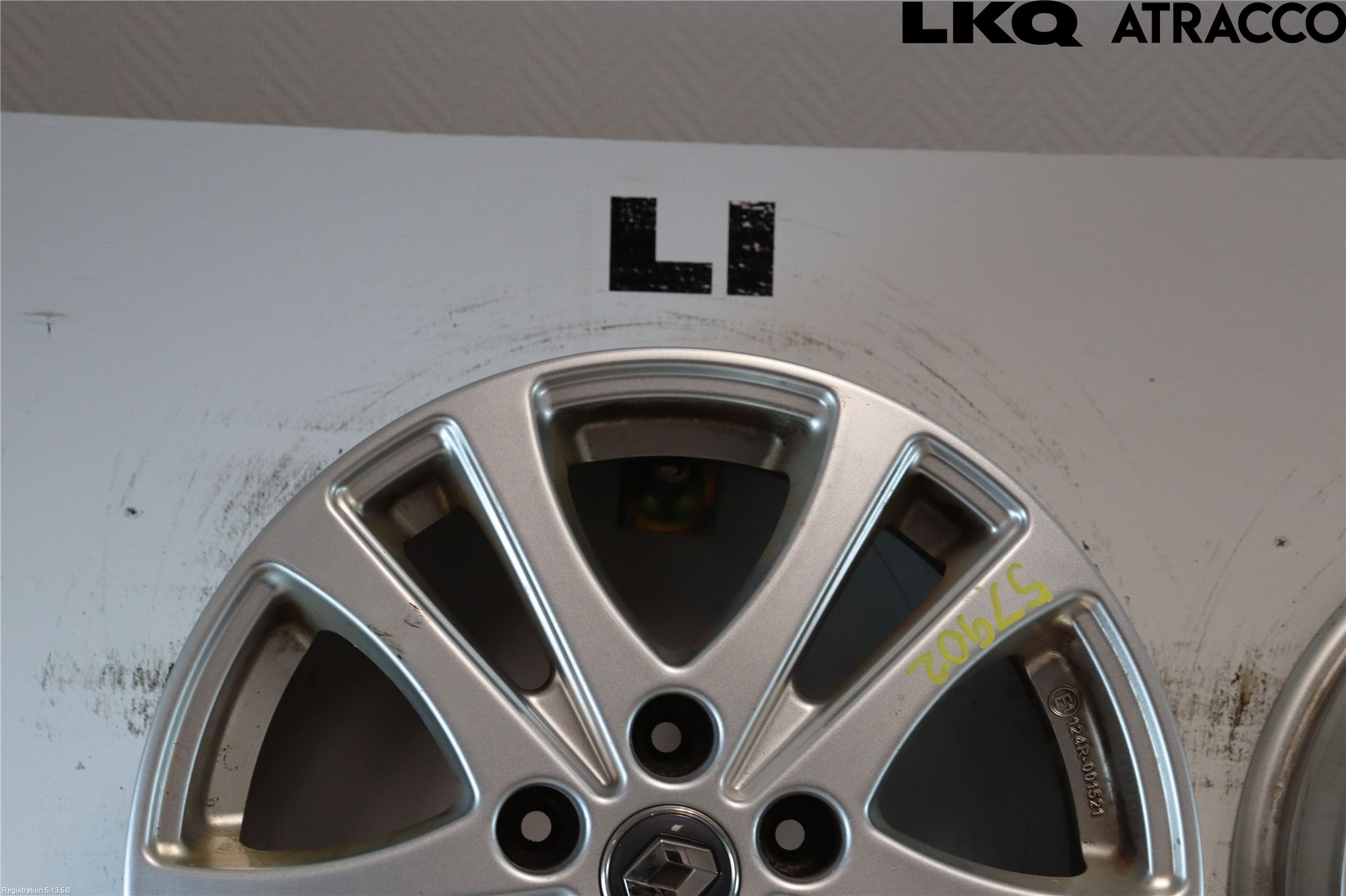 Renault MEGANE III 09-15 Felg Aluminium Sett 4Stk