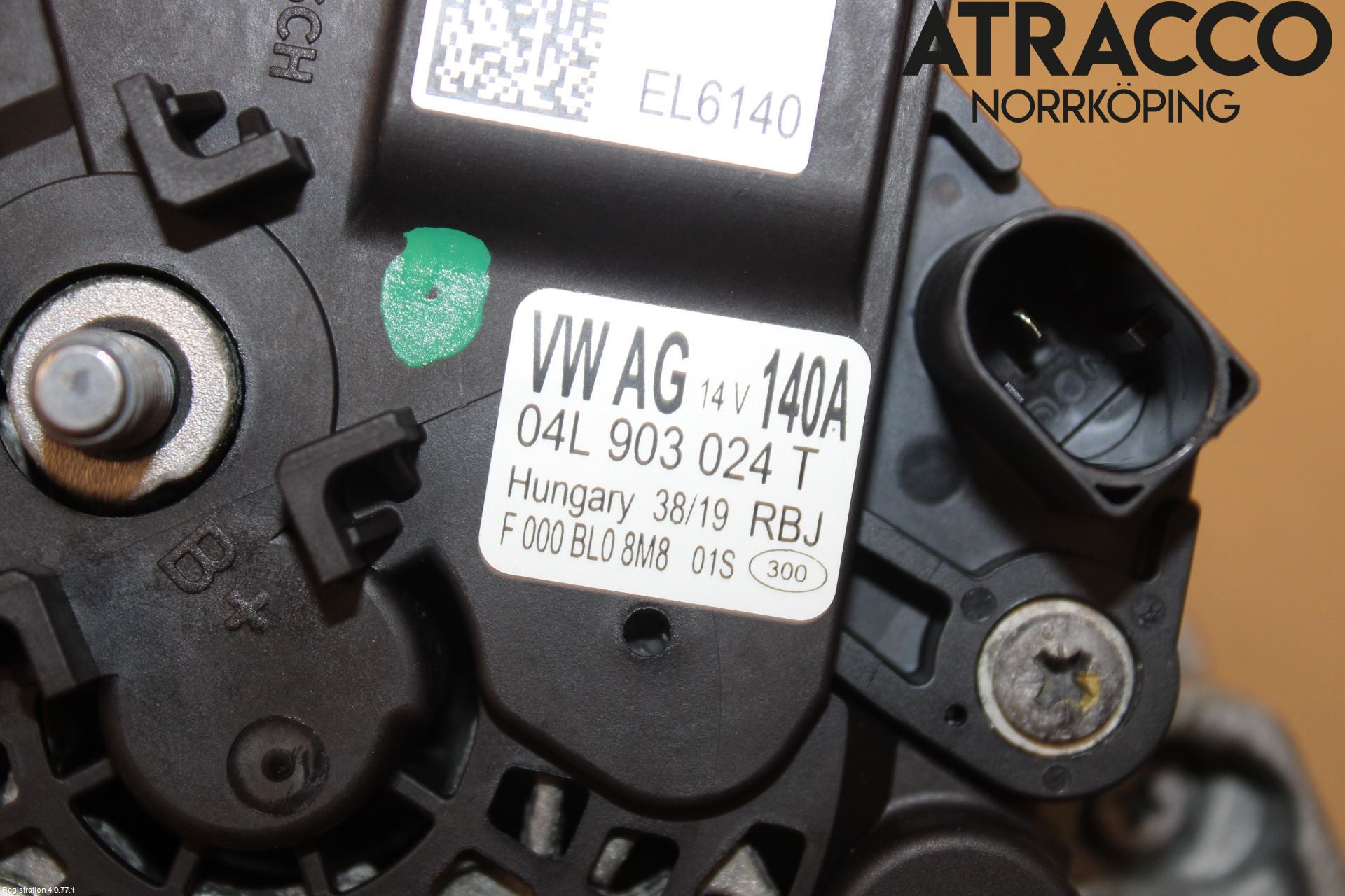 Volkswagen VW PASSAT 15-19 Dynamo