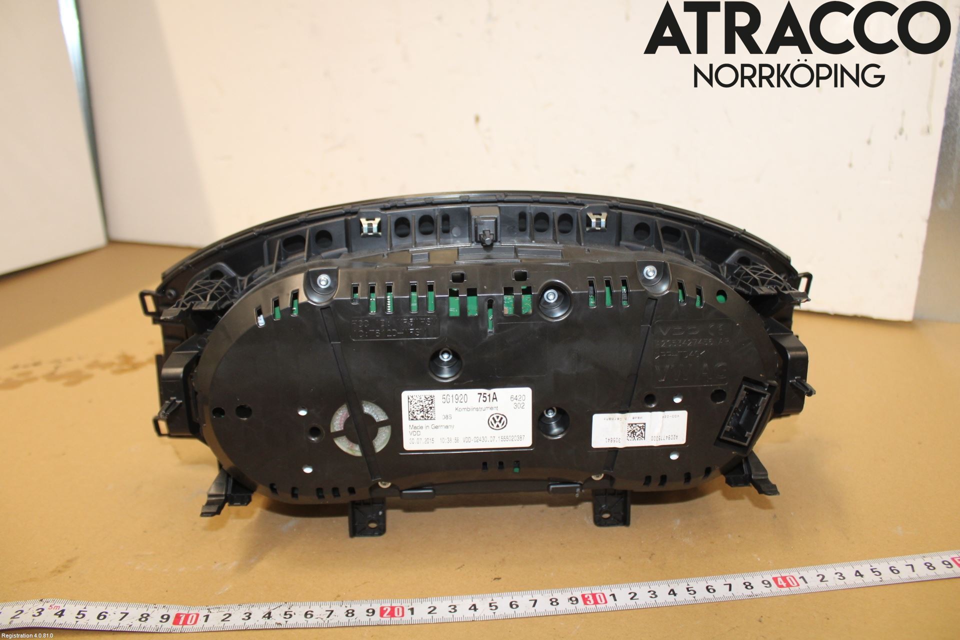 Volkswagen VW GOLF / E-GOLF VII 13-20 Instr Kombinert