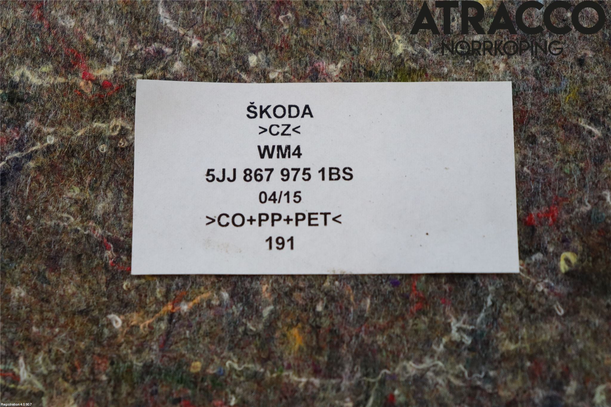 Skoda RAPID Innr Bakluketrekk
