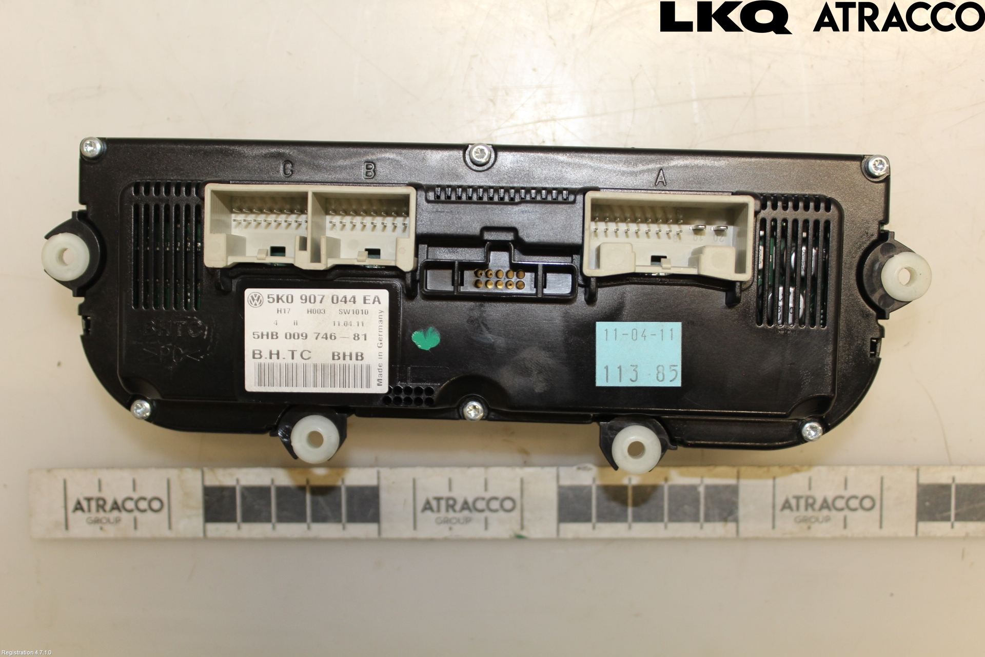 Volkswagen VW TOURAN 10-15 Varmeapparat Panel(Regulering)