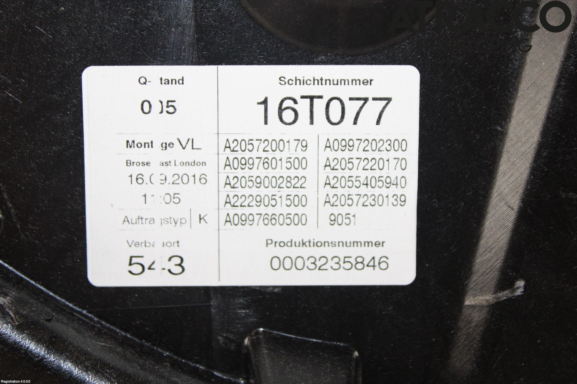 Mercedes-Benz MB C-KLASS (W205) 14-21 Vindusheis El Komp
