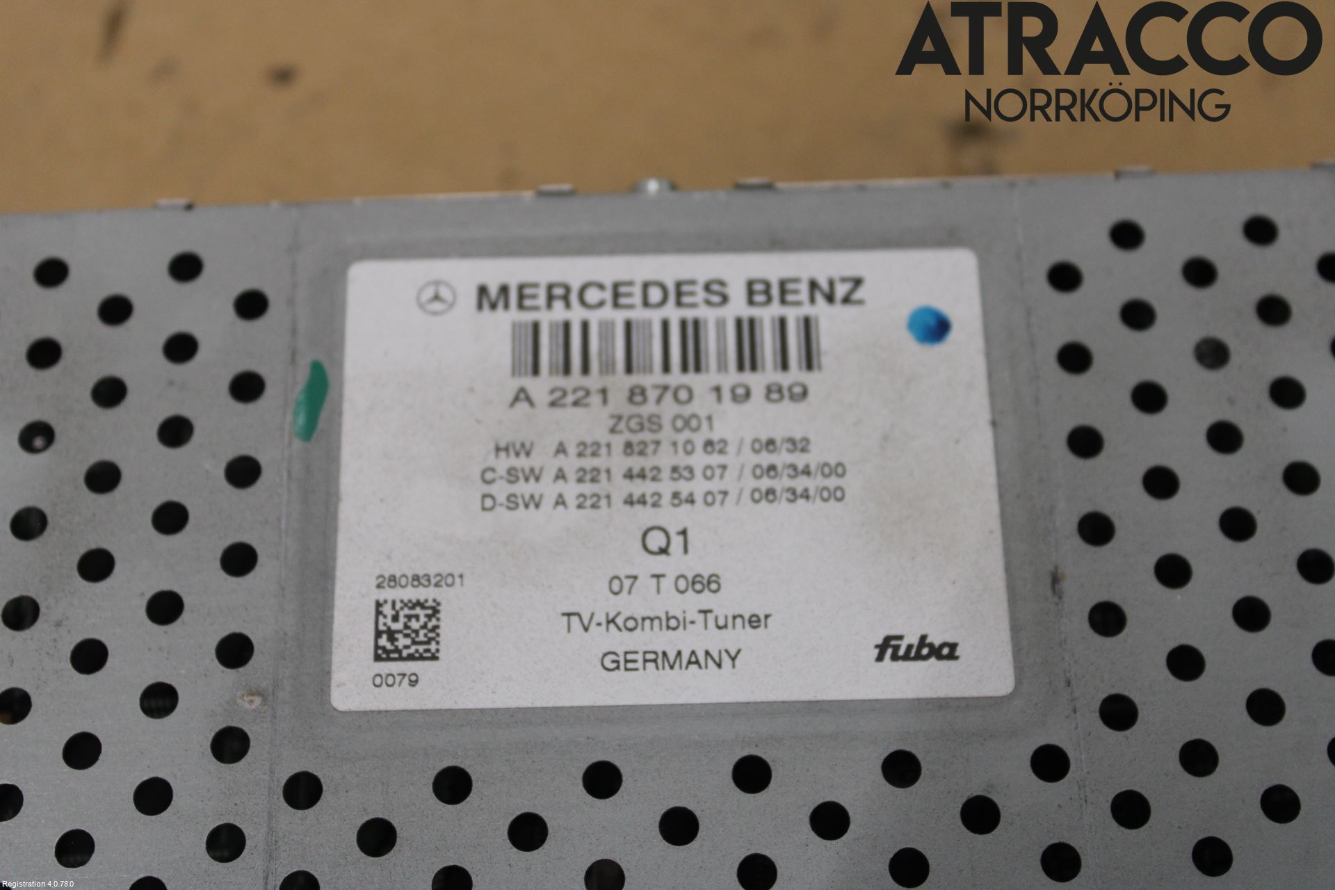 Mercedes-Benz MB S-KLASS (W221) 05-13 Stereo Radio Øvrig