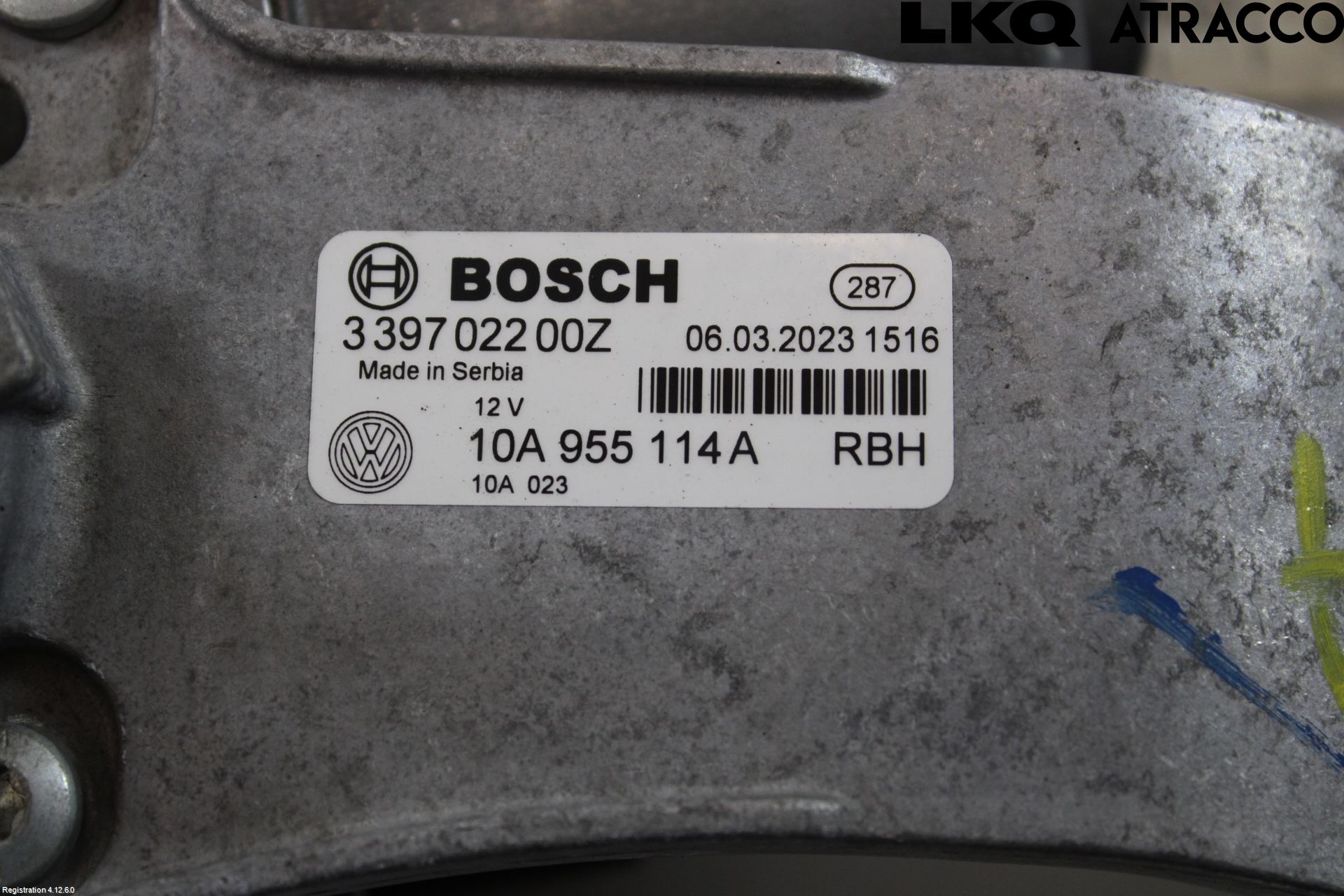 Volkswagen VW ID.3 21- Viskermotor Frontrute