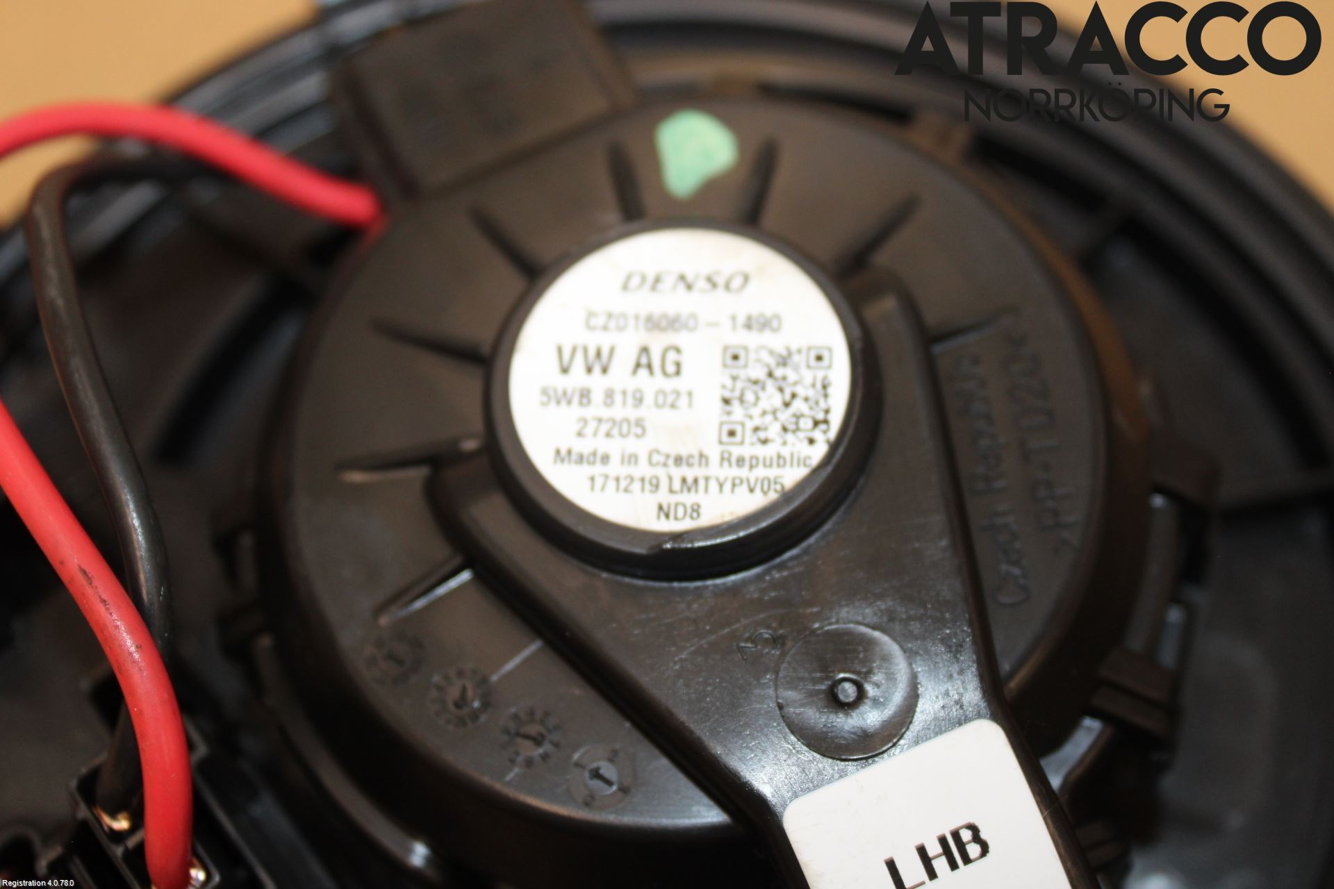 Volkswagen VW PASSAT 15-19 Varmeapparat Viftemotor