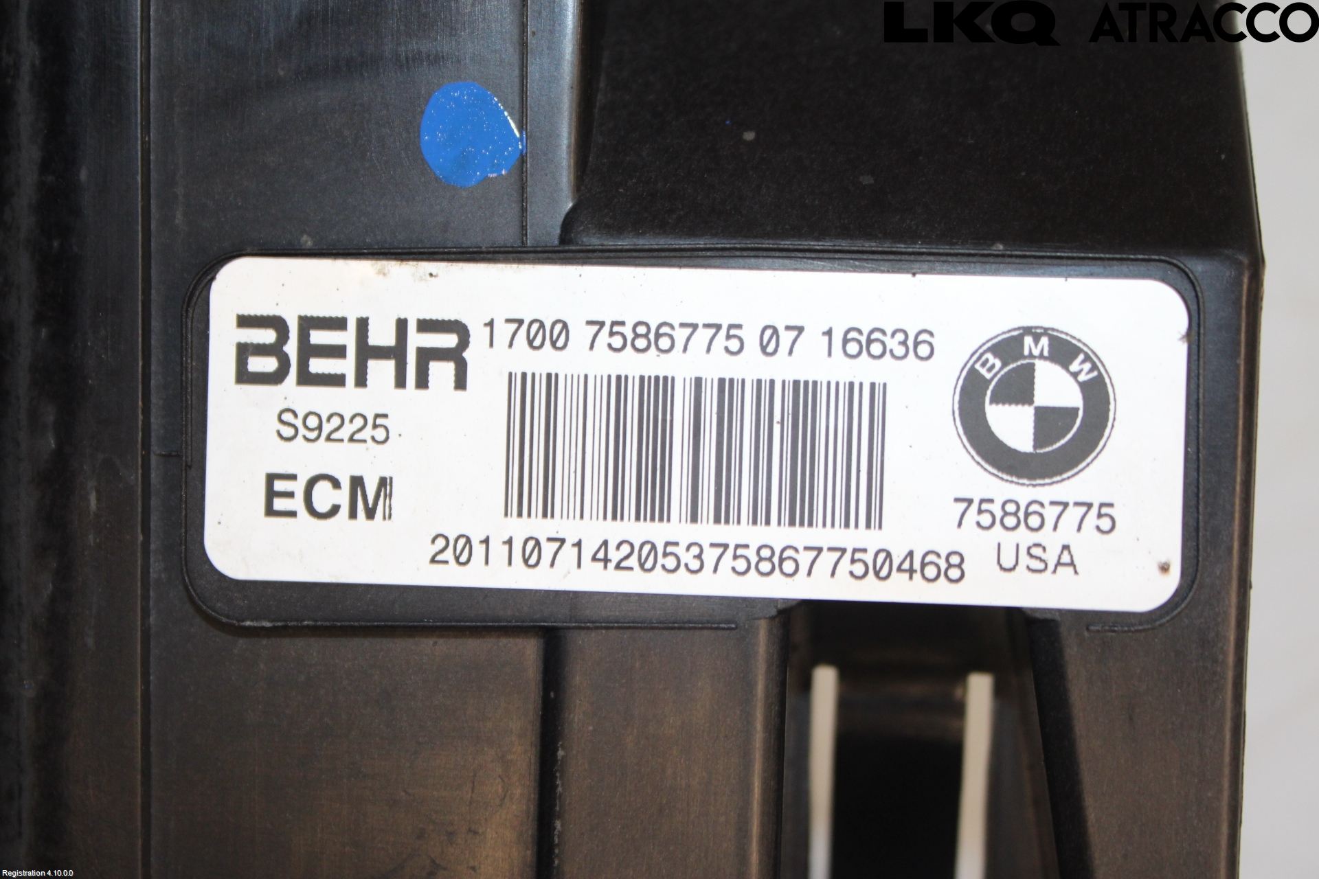 BMW X6 E71/E72   08-14 Luftstyring Front