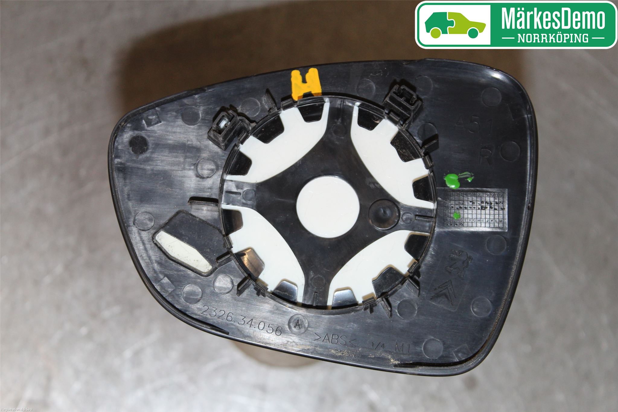 Citroen C3 10-17 Speil Glass H