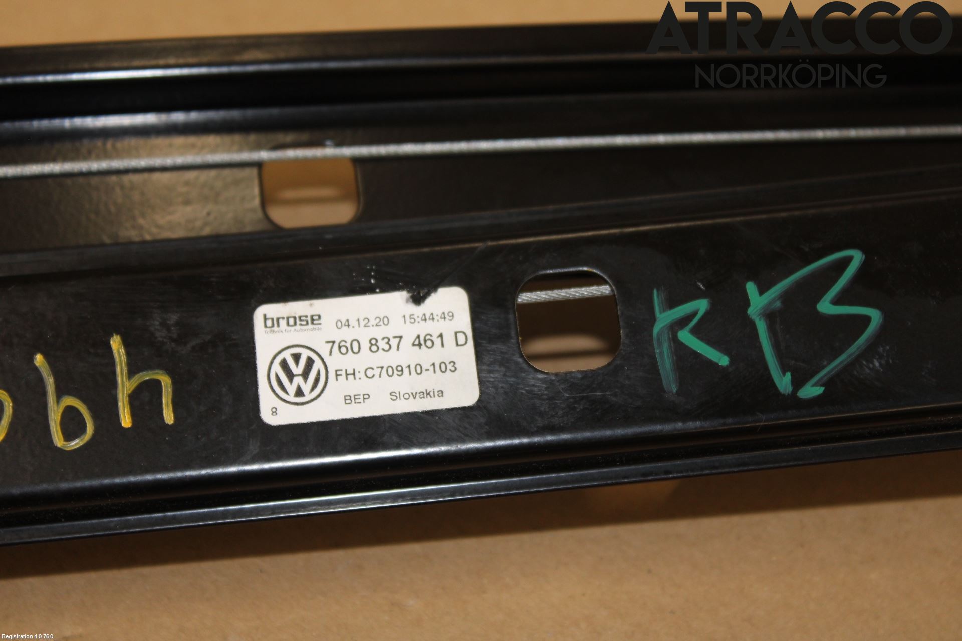 Volkswagen VW TOUAREG CR 18- Vindusheis El Komp