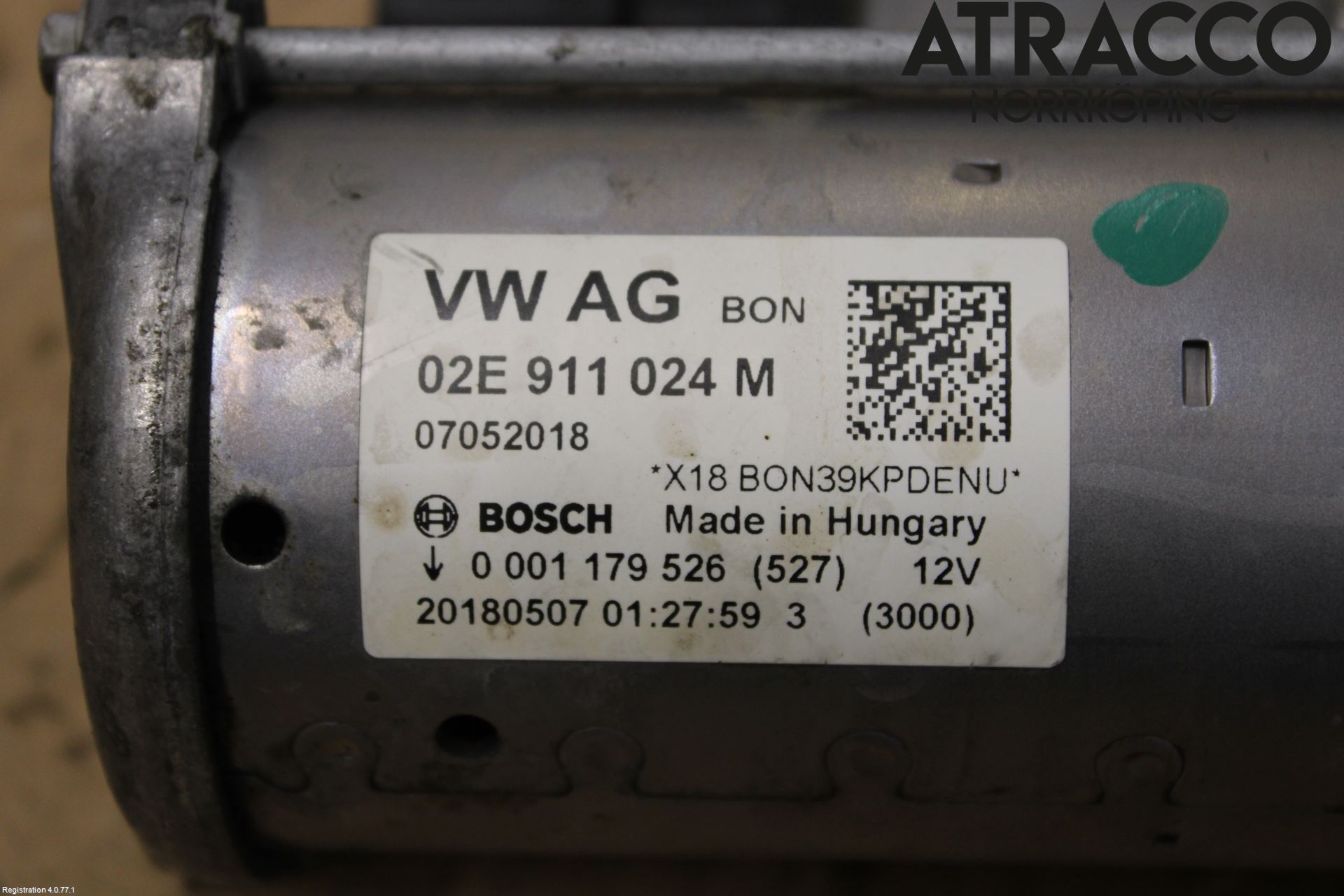 Volkswagen VW GOLF / E-GOLF VII 13-20 Startmotor