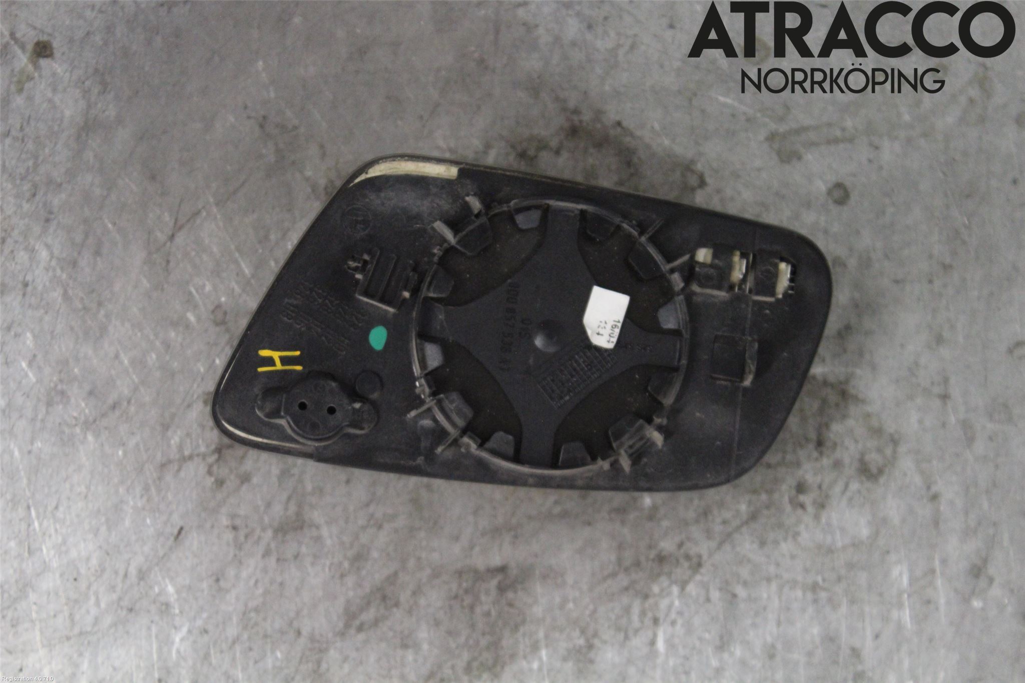 Audi A6/S6     97-05 Speil Glass H