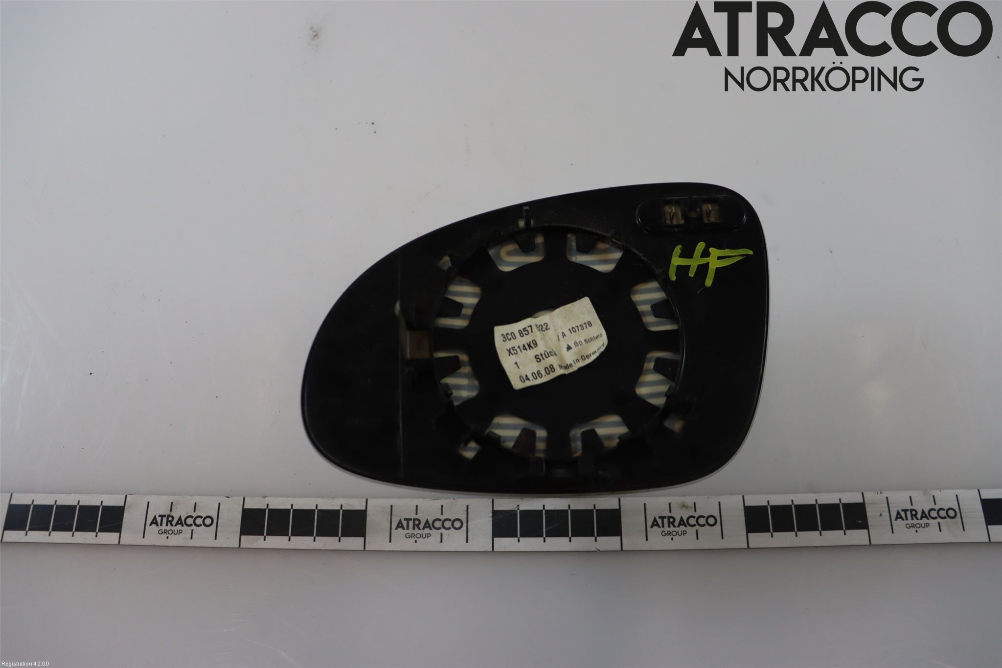 Volkswagen VW GOLF V 04-09 Speil Glass H