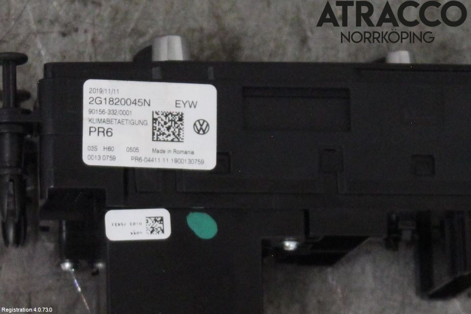Volkswagen VW T-CROSS 19- Varmeapparat Panel(Regulering)