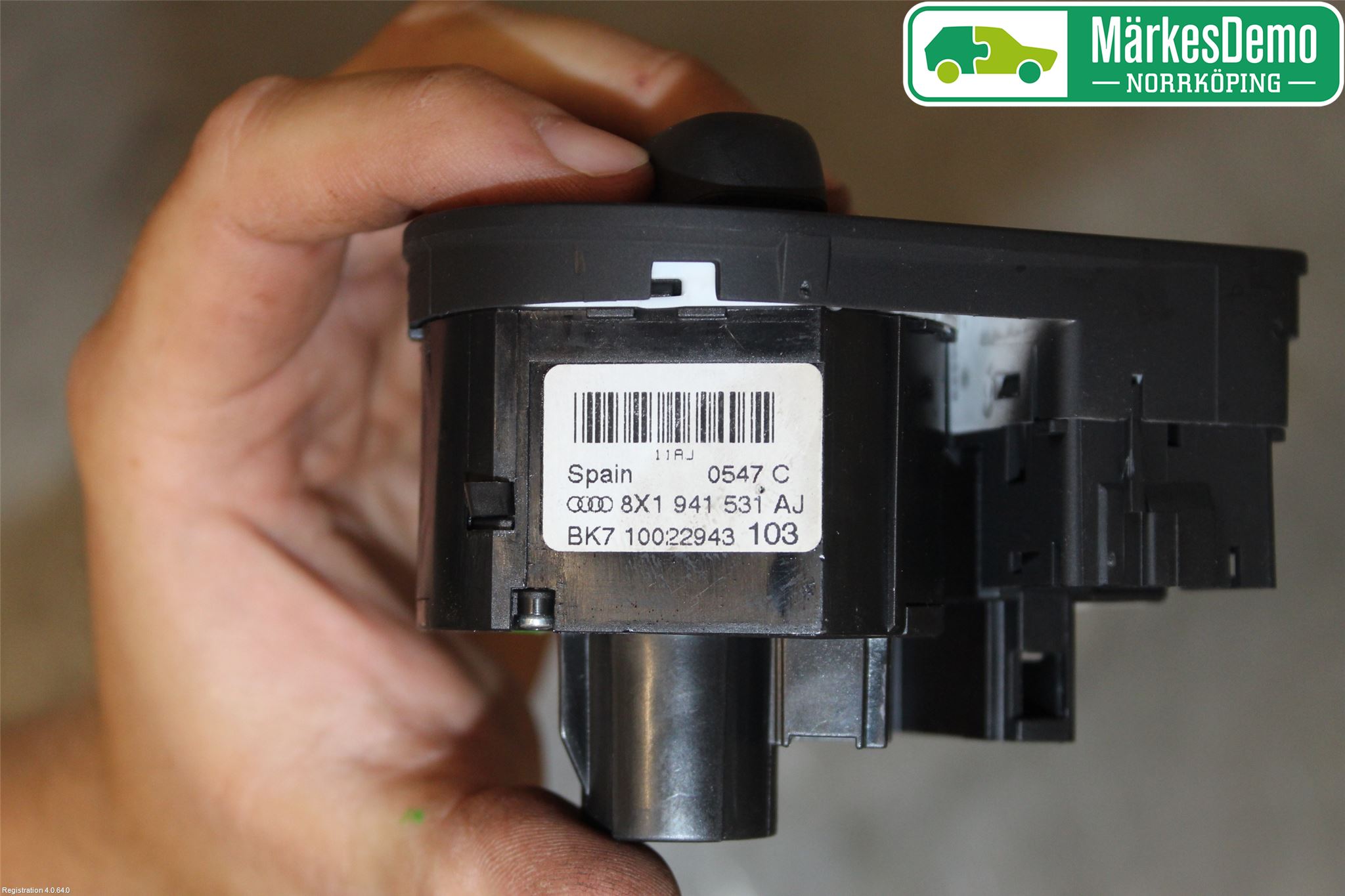Audi A1/S1 11-18 Bryter Hovedlys