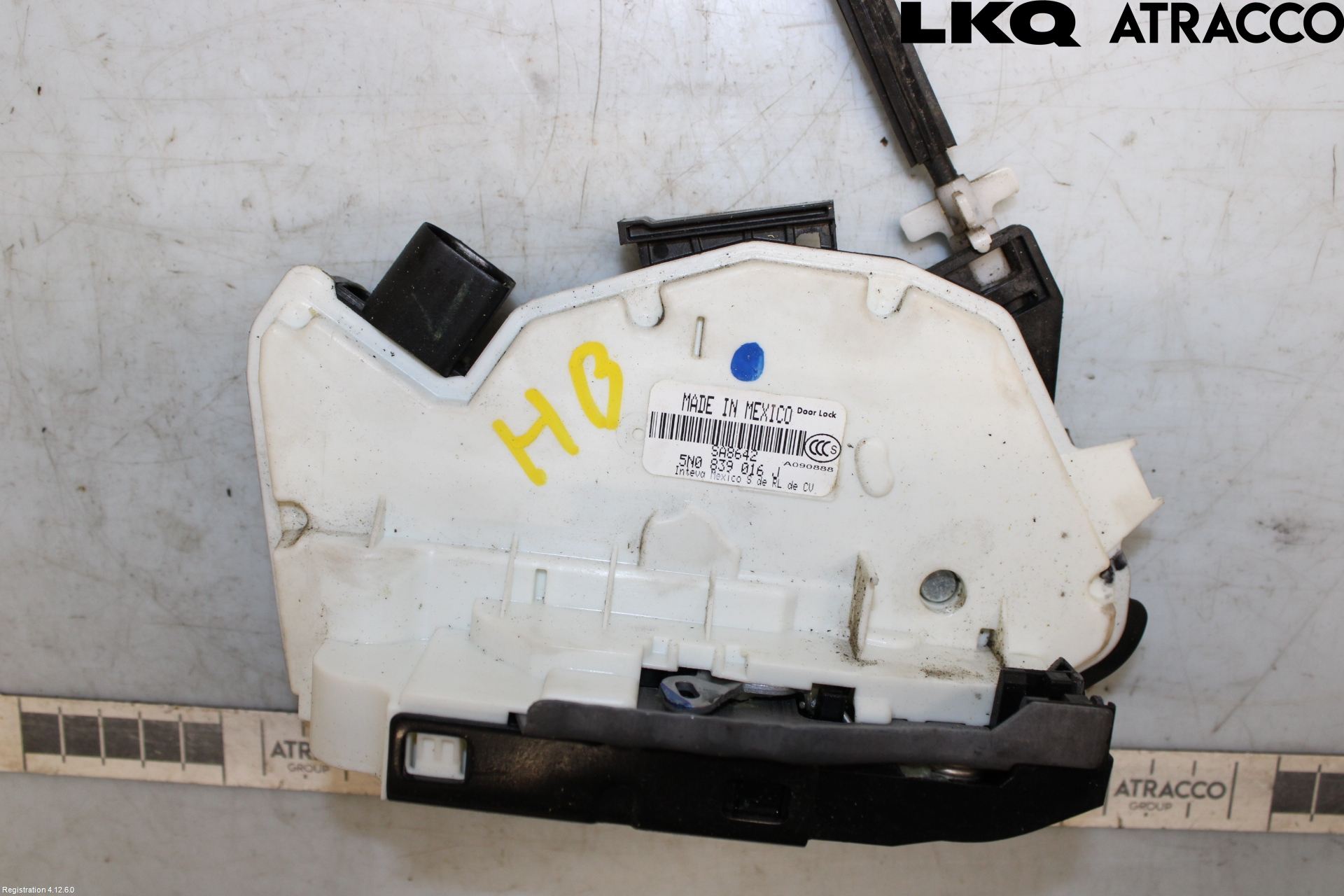 Volkswagen VW AMAROK 2H 10-22 Dørlås - Låsekasse