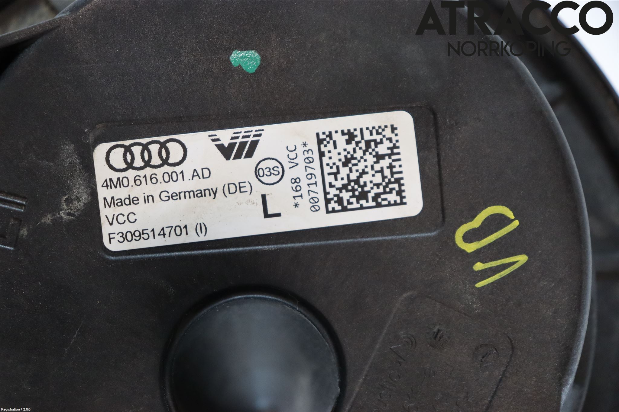 Audi Q7/SQ7 Nivåreg Belg - Luftpute