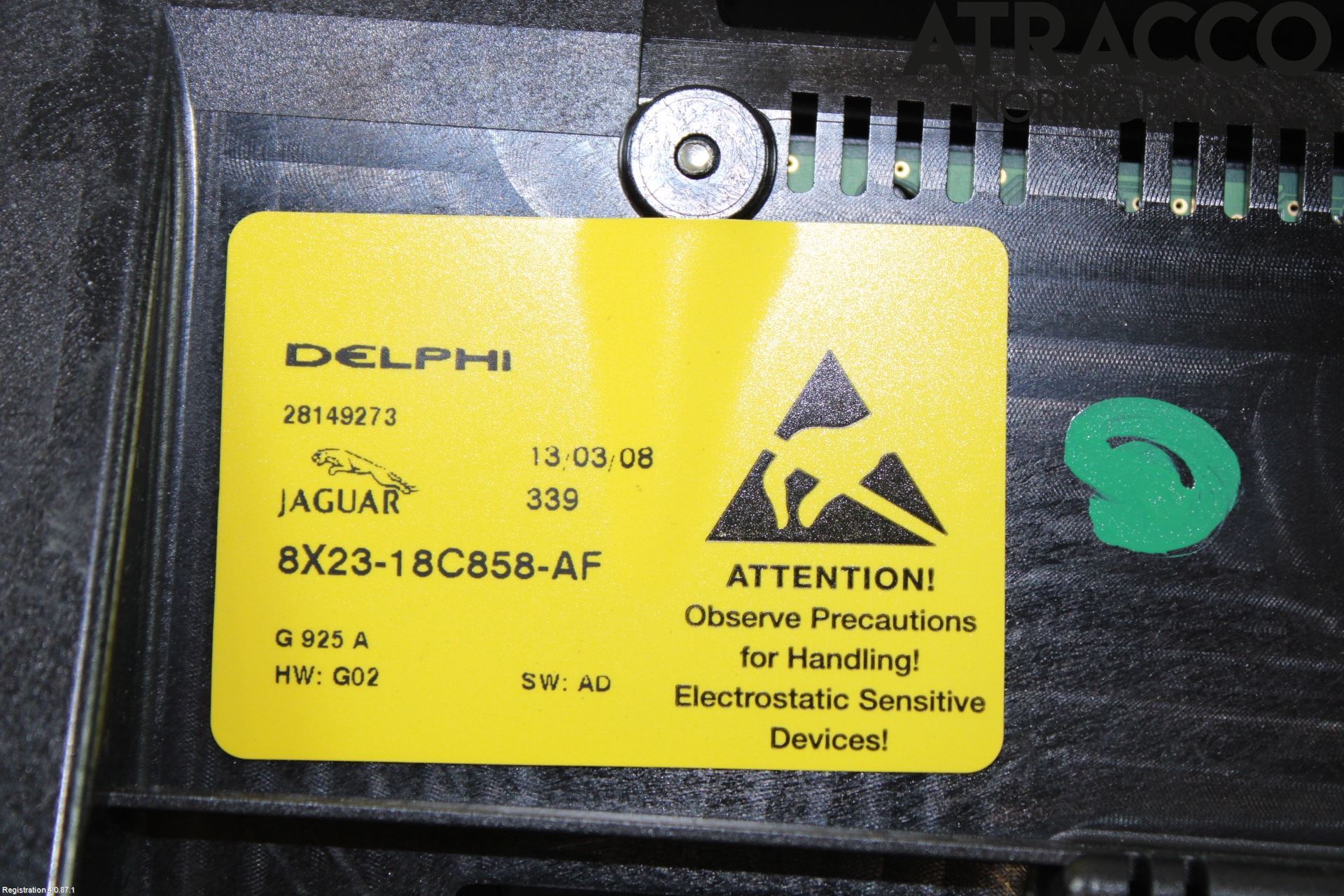 Jaguar XF 08-15 Varmeapparat Panel(Regulering)