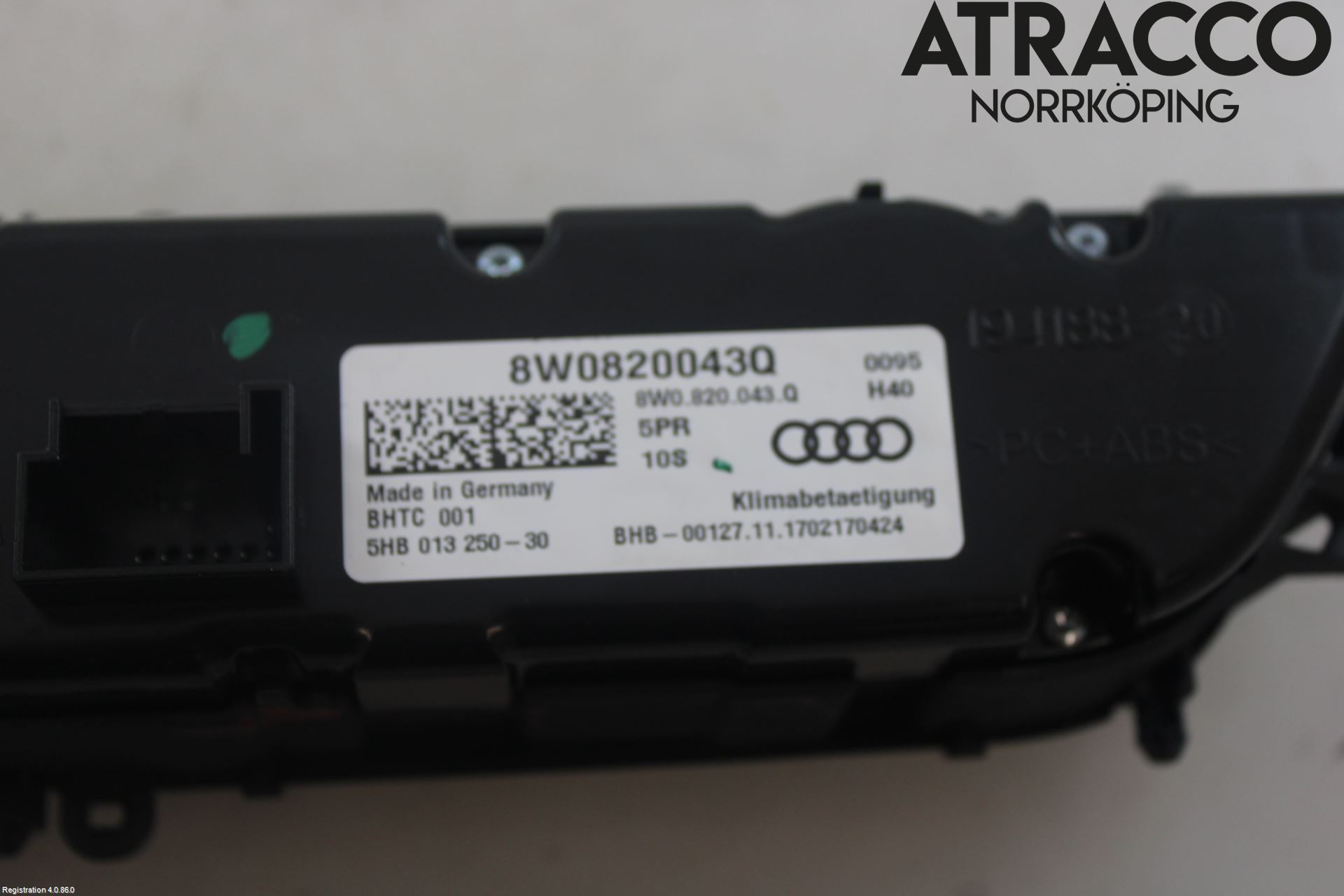 Audi A5 17- Varmeapparat Panel(Regulering)