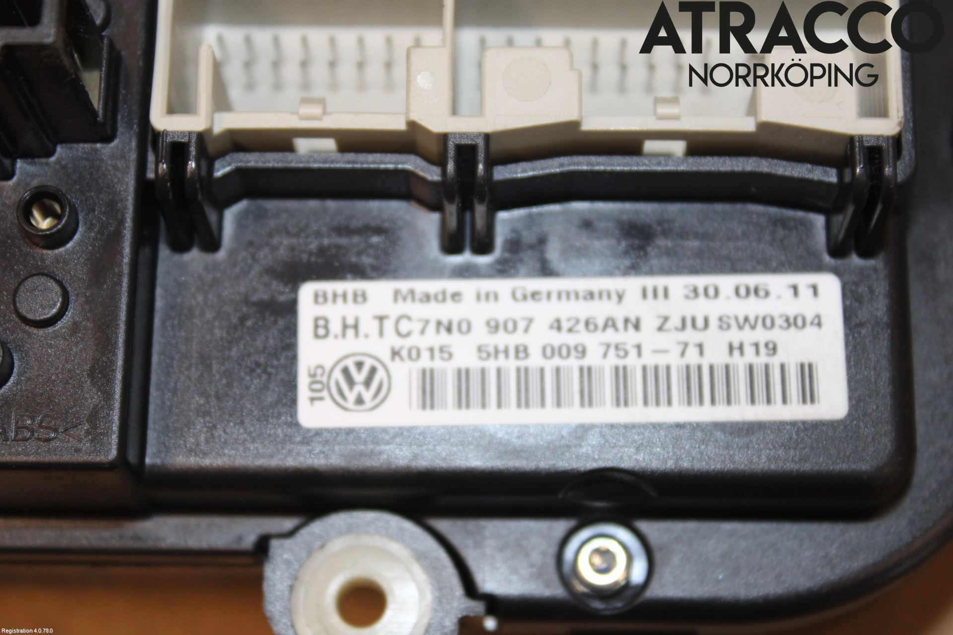 Volkswagen VW GOLF VI 09-13 Varmeapparat Panel(Regulering)