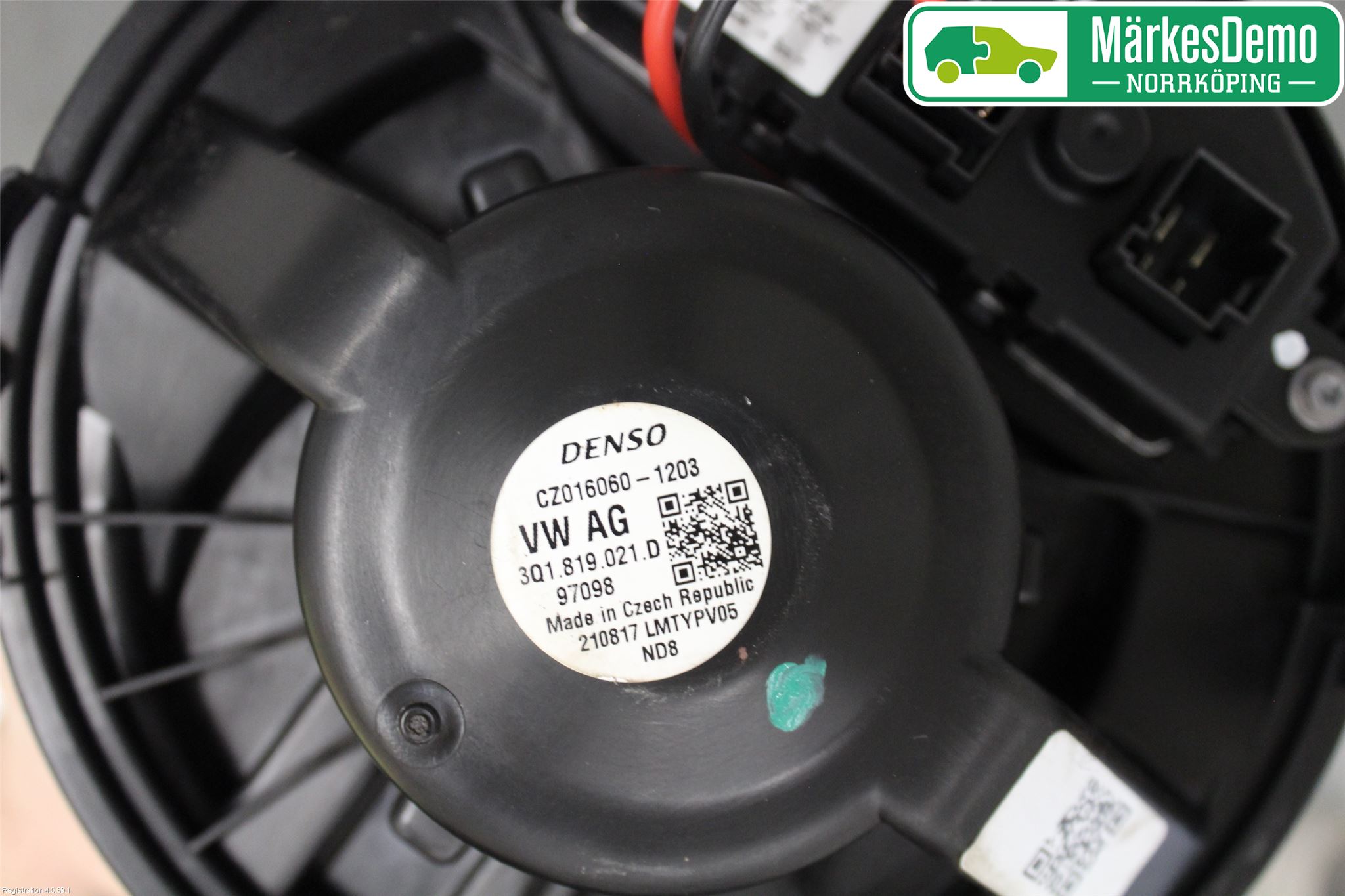 Volkswagen VW PASSAT 15-19 Varmeapparat Viftemotor