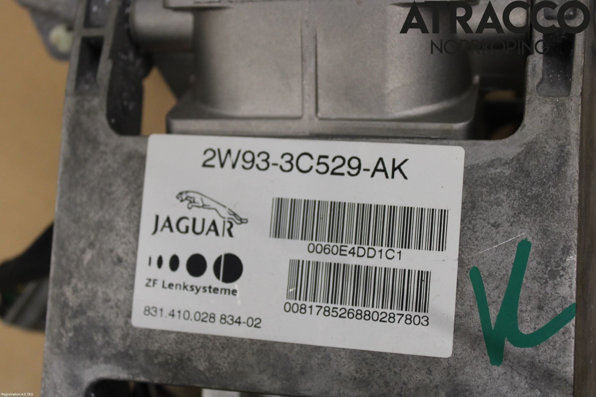 Jaguar XF 08-15 Rattakselaggregat Justerbart