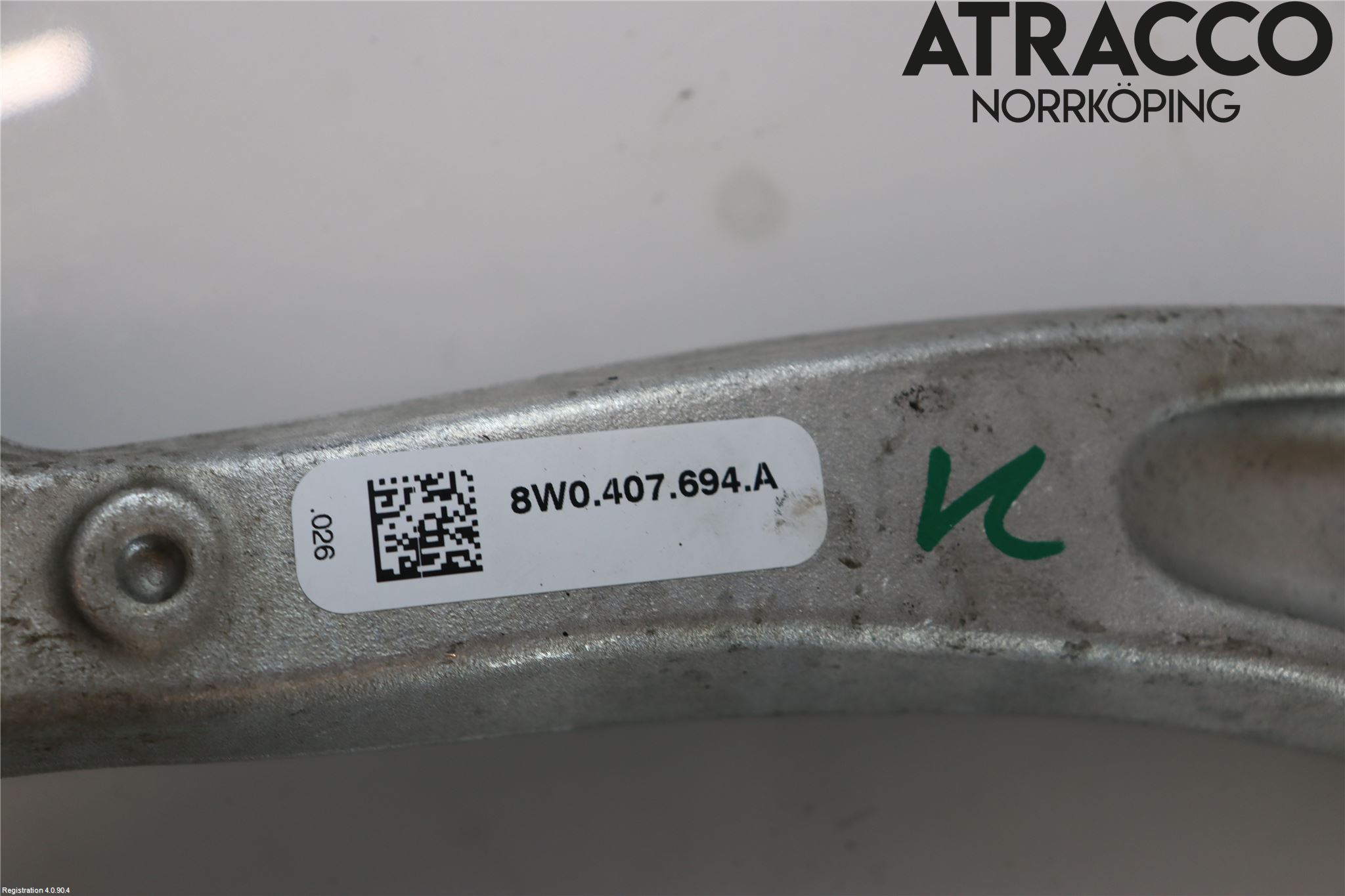 Audi A4/S4 B9 20- Bærearm Foran Høyre Nedre