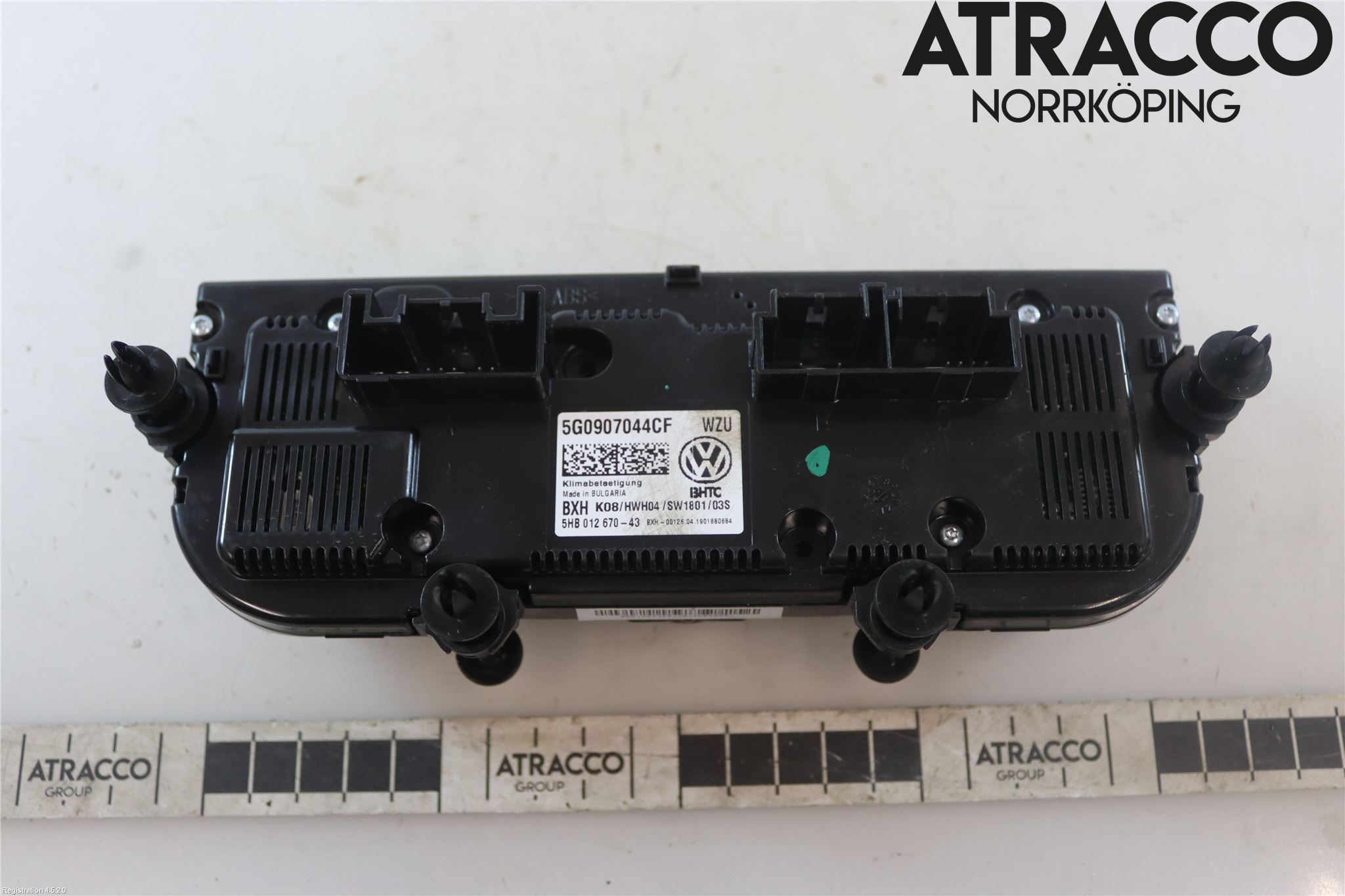 Volkswagen VW GOLF / E-GOLF VII 13-20 Varmeapparat Panel(Regulering)