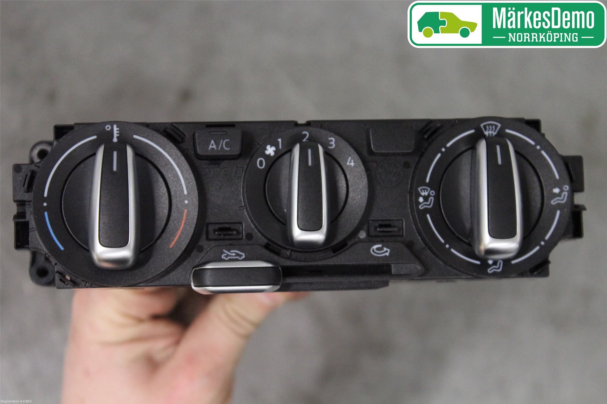 Volkswagen VW UP! / E-UP! Varmeapparat Panel(Regulering)