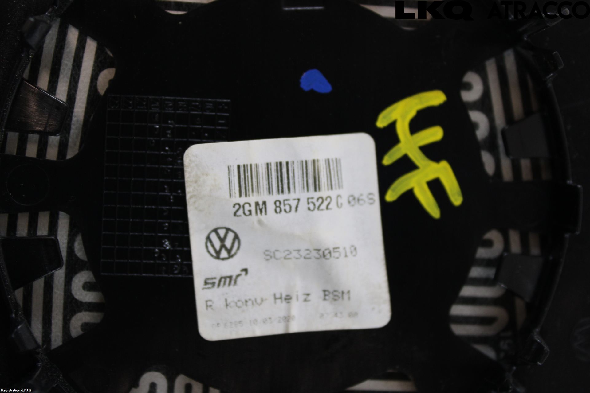 Volkswagen VW T-CROSS 19- Speil Glass H