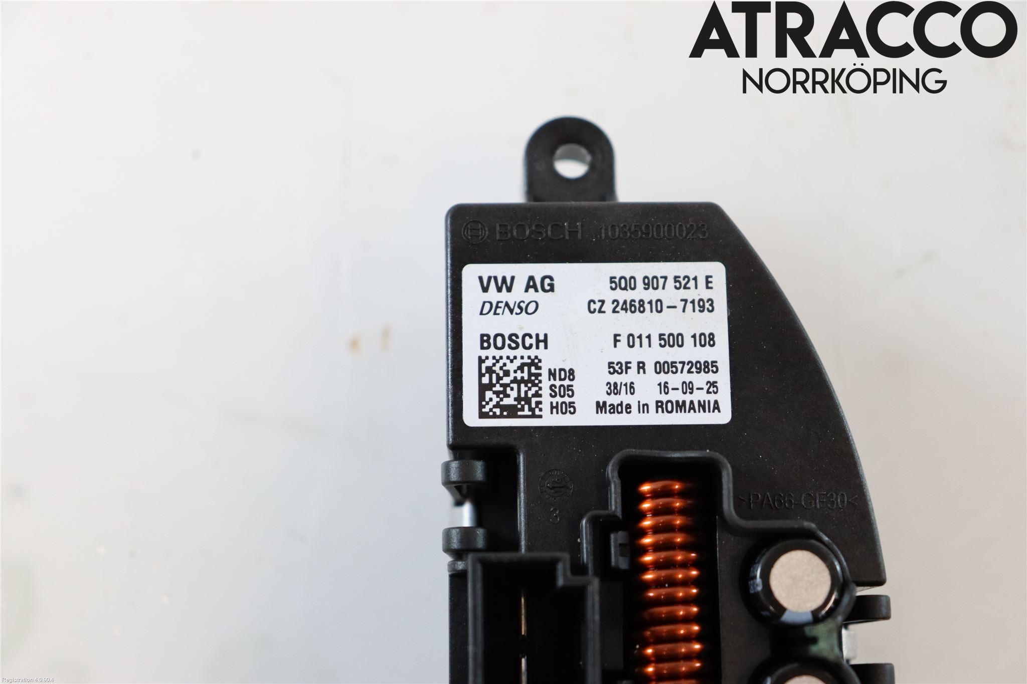 Volkswagen VW GOLF SPORTSVAN 15-20 Varmeapparat Viftemotstand
