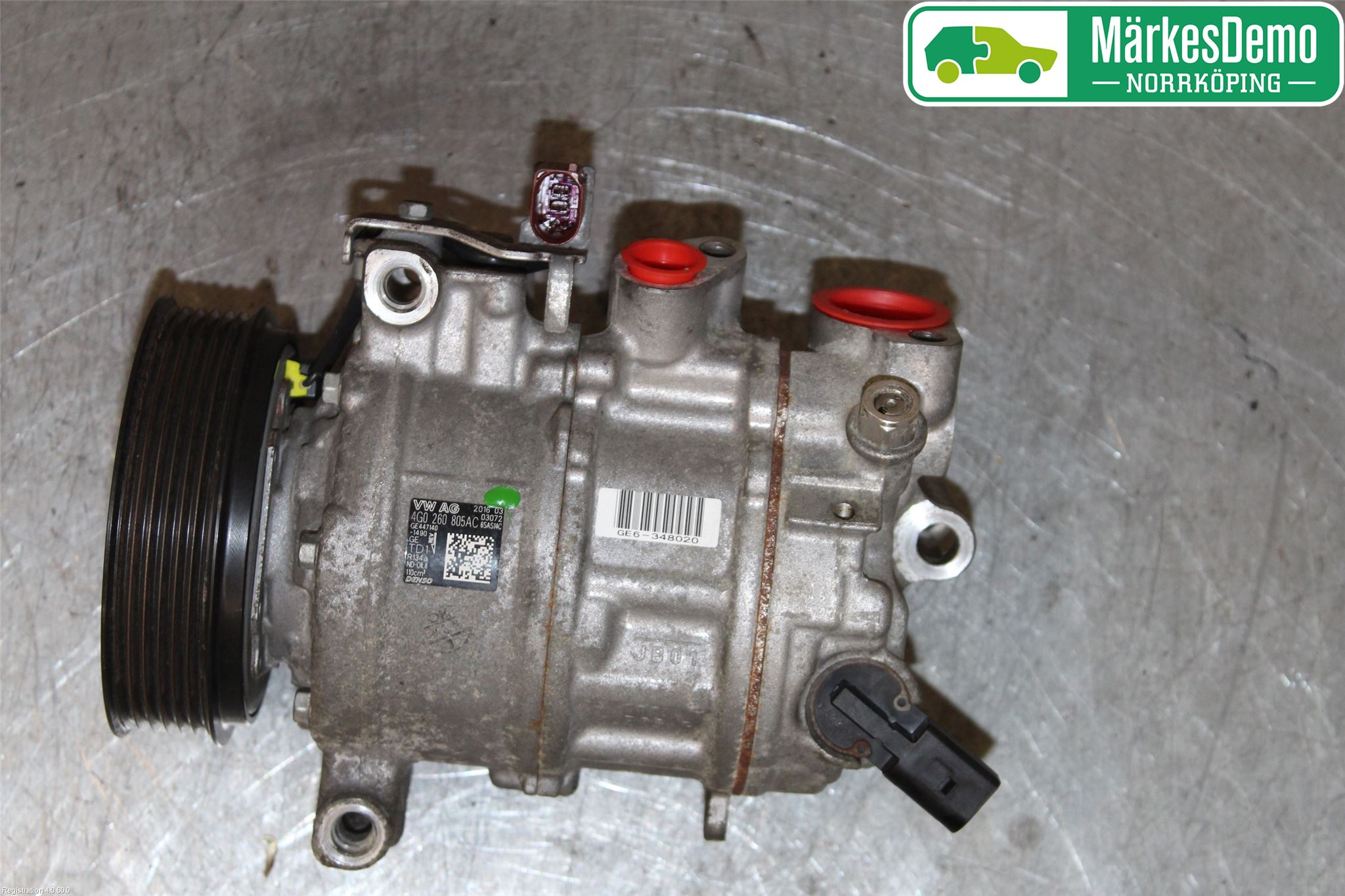 Audi A6/S6 4G 11-18 Varme Ac Kompressor